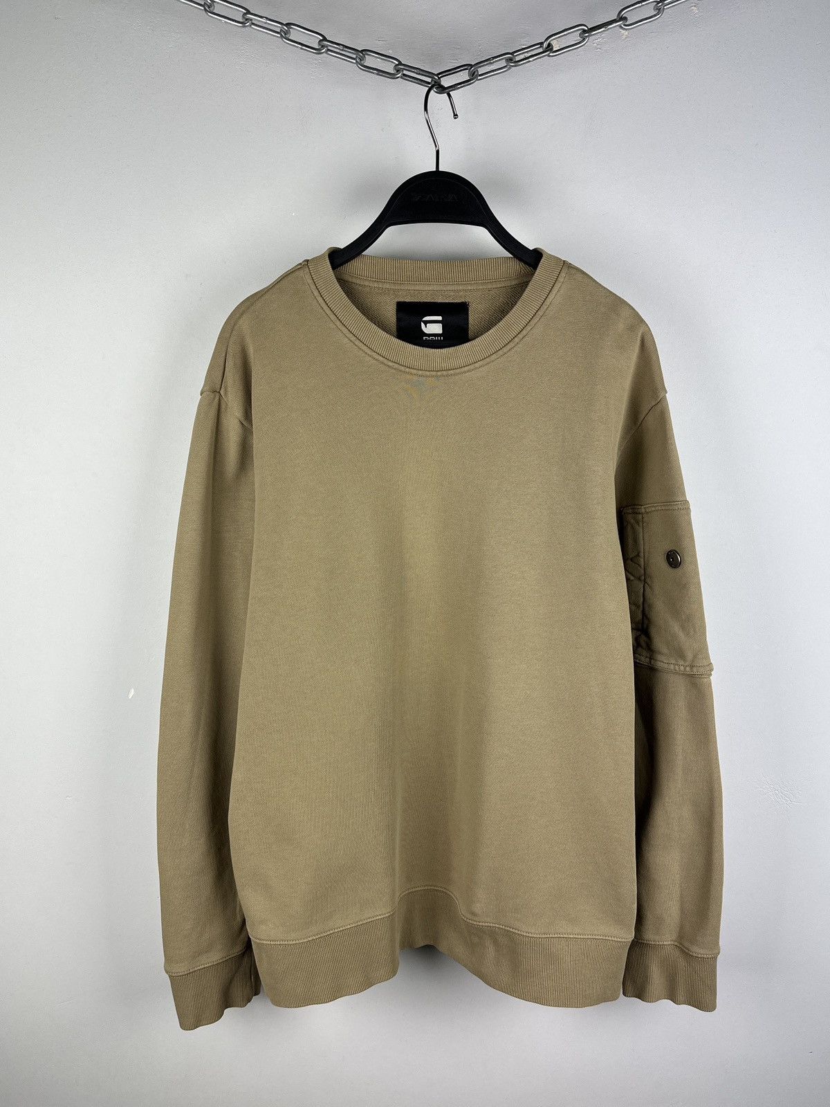 G-Star G-Star Raw Cargo Pocket Sweatshirt Size US XL / EU 56 / 4 - 4 Thumbnail