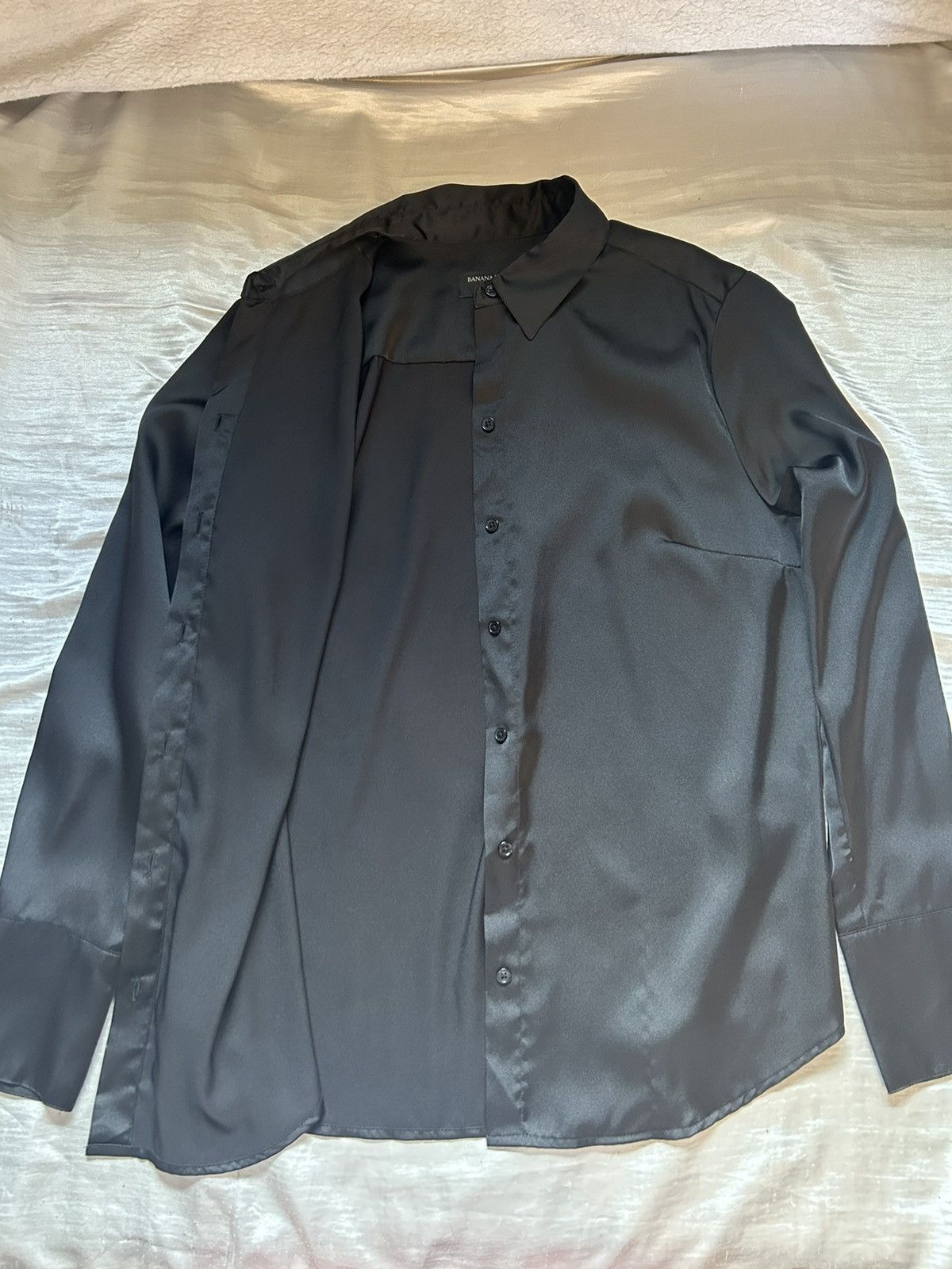 Banana Republic Banana Republic Button Up Silk Shirt Size S / US 4 / IT 40 - 3 Thumbnail