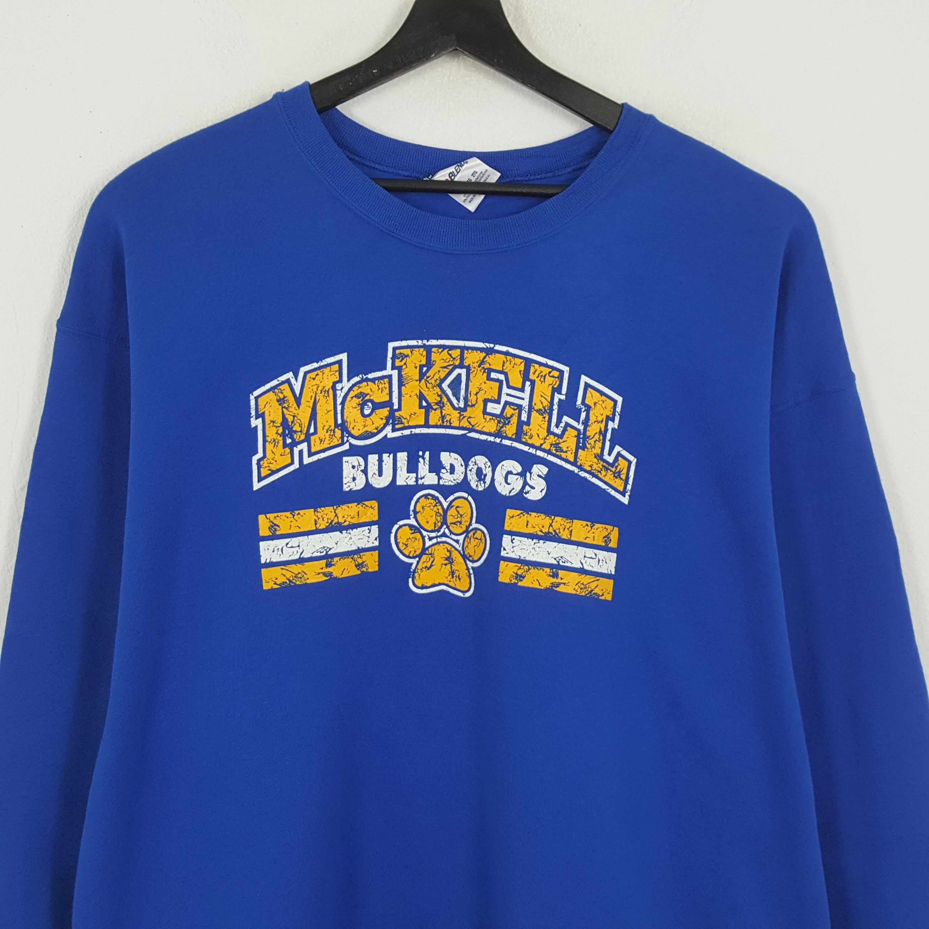 Vintage MCKELL BULLDOGS Center Design Streetwear Sweatshirt Size US XXL / EU 58 / 5 - 2 Thumbnail