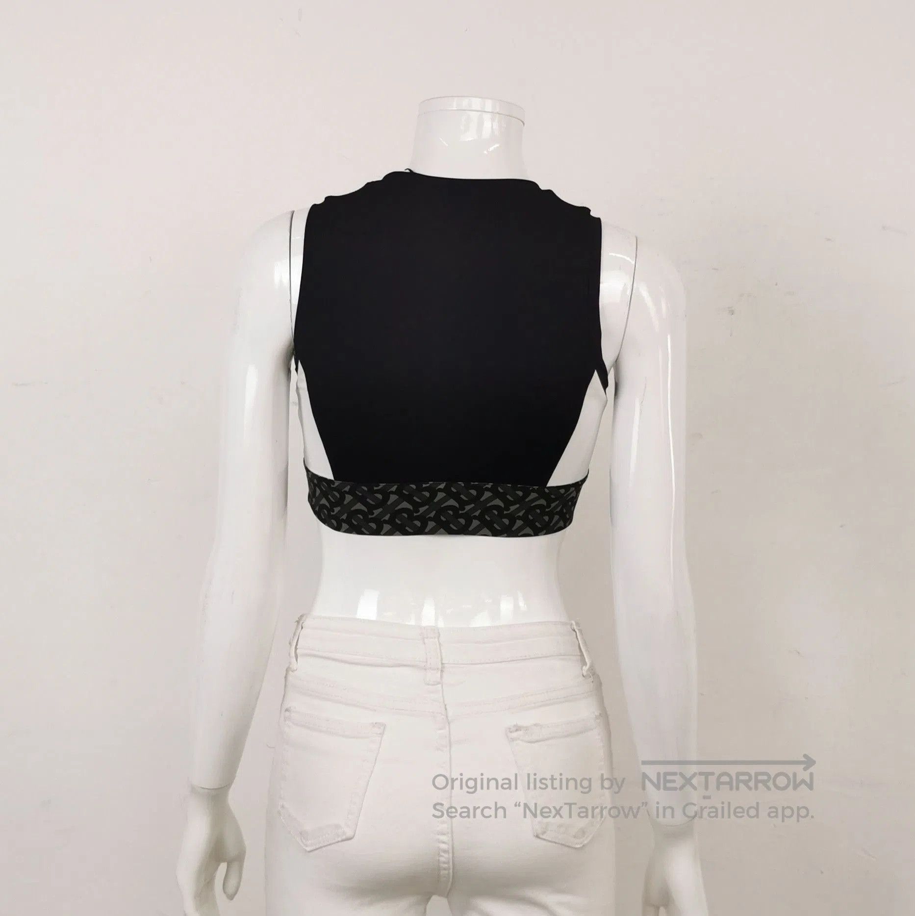 Burberry Burberry Monogram Print Sleeveless Crop Top . Size US XS / EU 42 / 0 - 2 Thumbnail