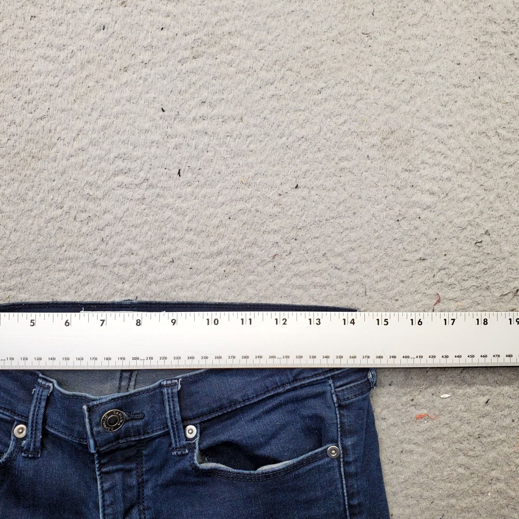 Banana Republic Banana Republic Womens 27 Blue Ankle Skinny Jeans Denim Stretch Premium 5-Pocket Size 27 Size 27" / US 4 / IT 40 - 6 Thumbnail