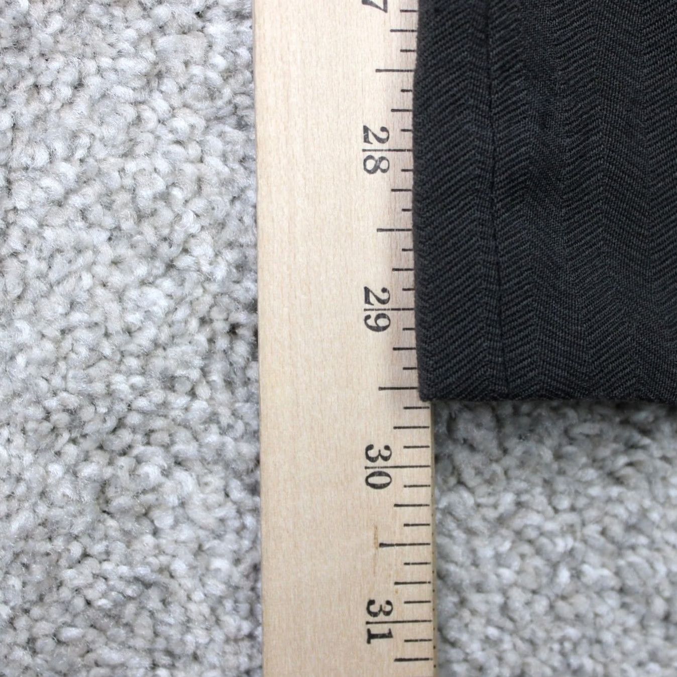 Zanella Zanella Pants Womens 10 Gray 100% Wool Made in Italy 30" Inseam Dress Pants Flat Front Regular Rise Hook Zip Pockets Tailored Wool Size 32" / US 10 / IT 46 - 4 Thumbnail