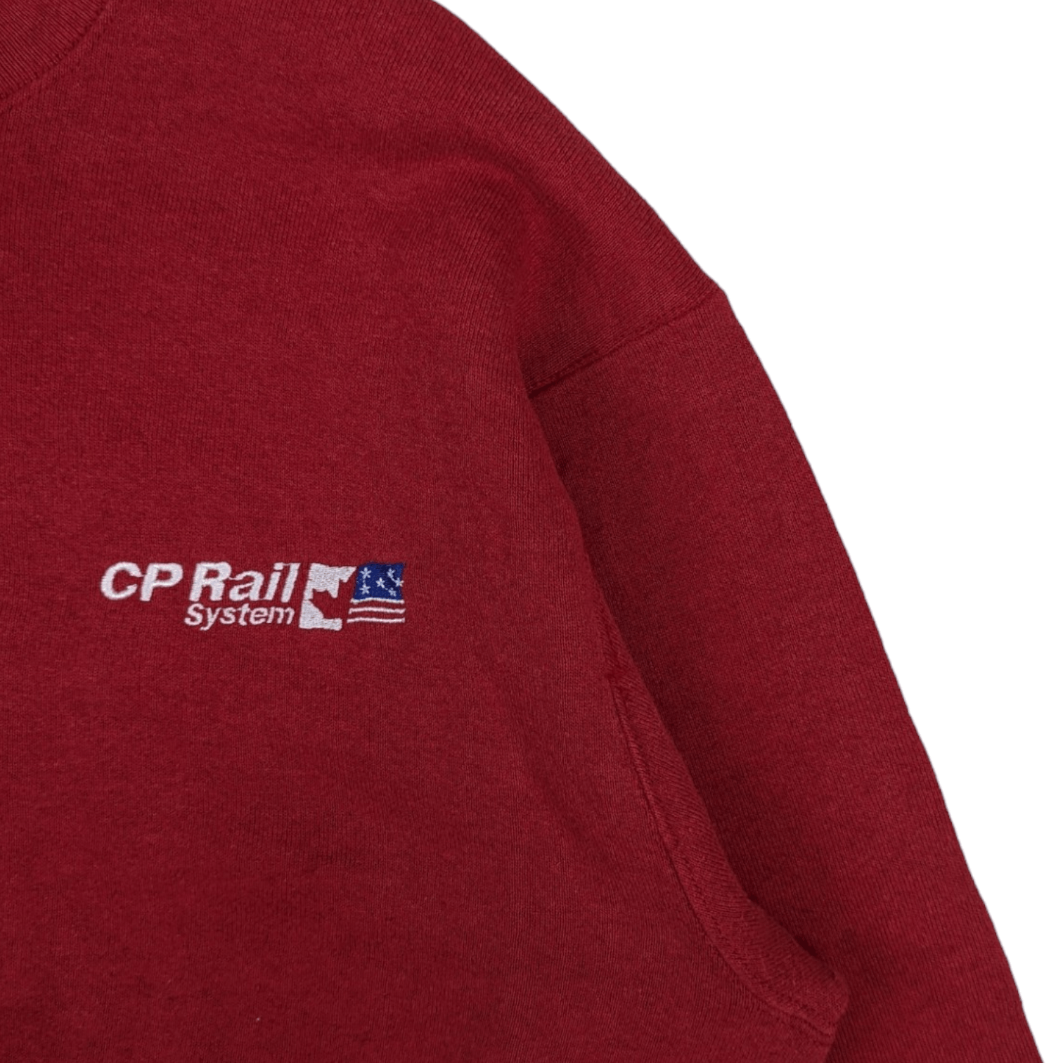Fruit Of The Loom Vintage 90's FOTL Canada CP Rail System Jumper Sweatshirt Size M / US 6-8 / IT 42-44 - 5 Thumbnail