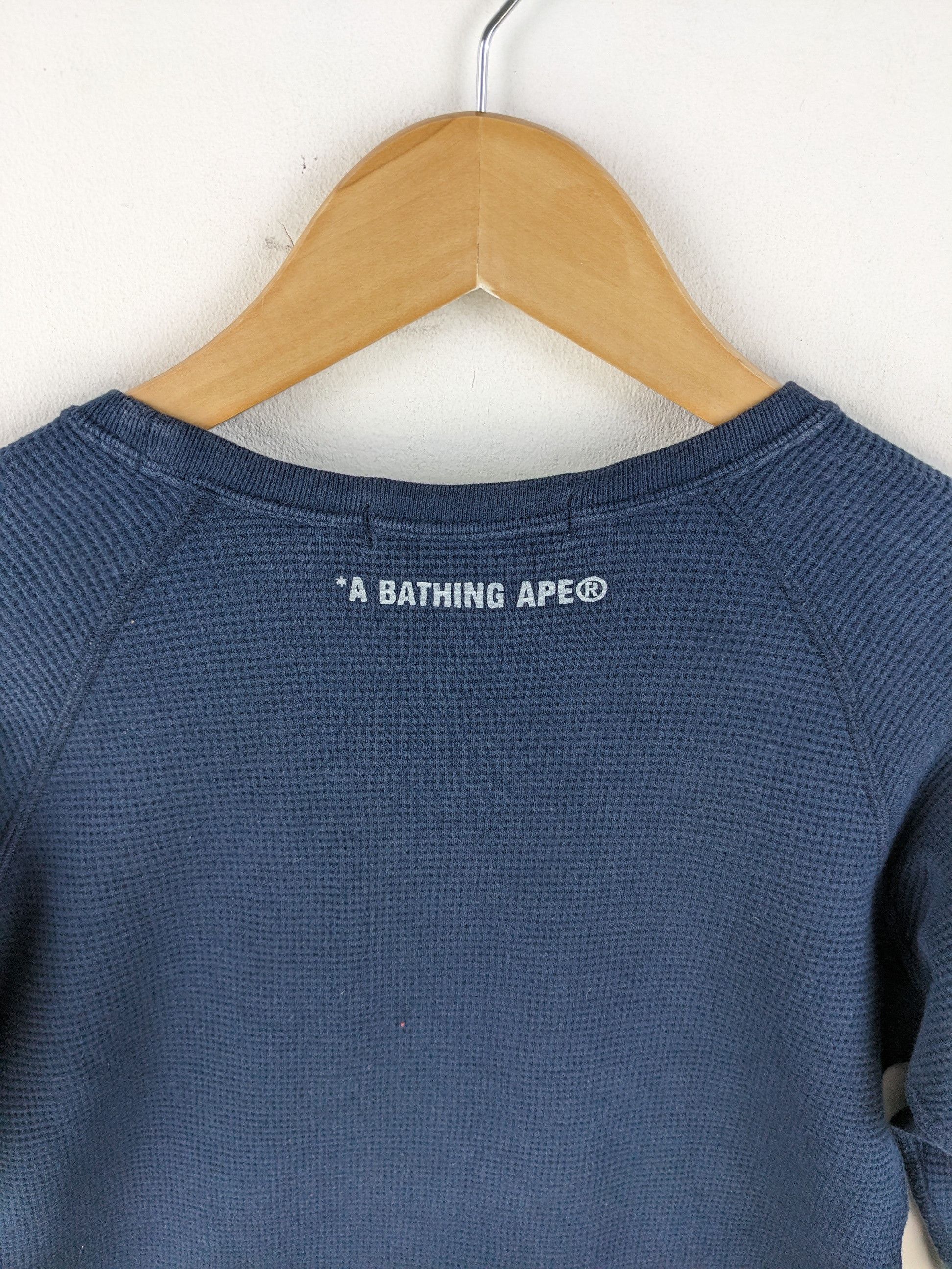 Bape × Nigo Bape One Point Thermal Tee Nigo Size XS / US 0-2 / IT 36-38 - 5 Thumbnail