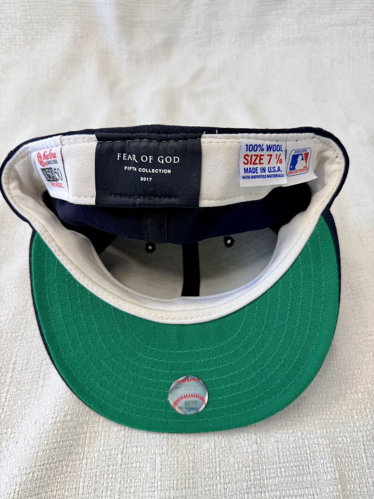 Fear of God Fear Of God New Era 5th collection 2017Hat Dark Navy 7 1/8 Size ONE SIZE - 11 Thumbnail