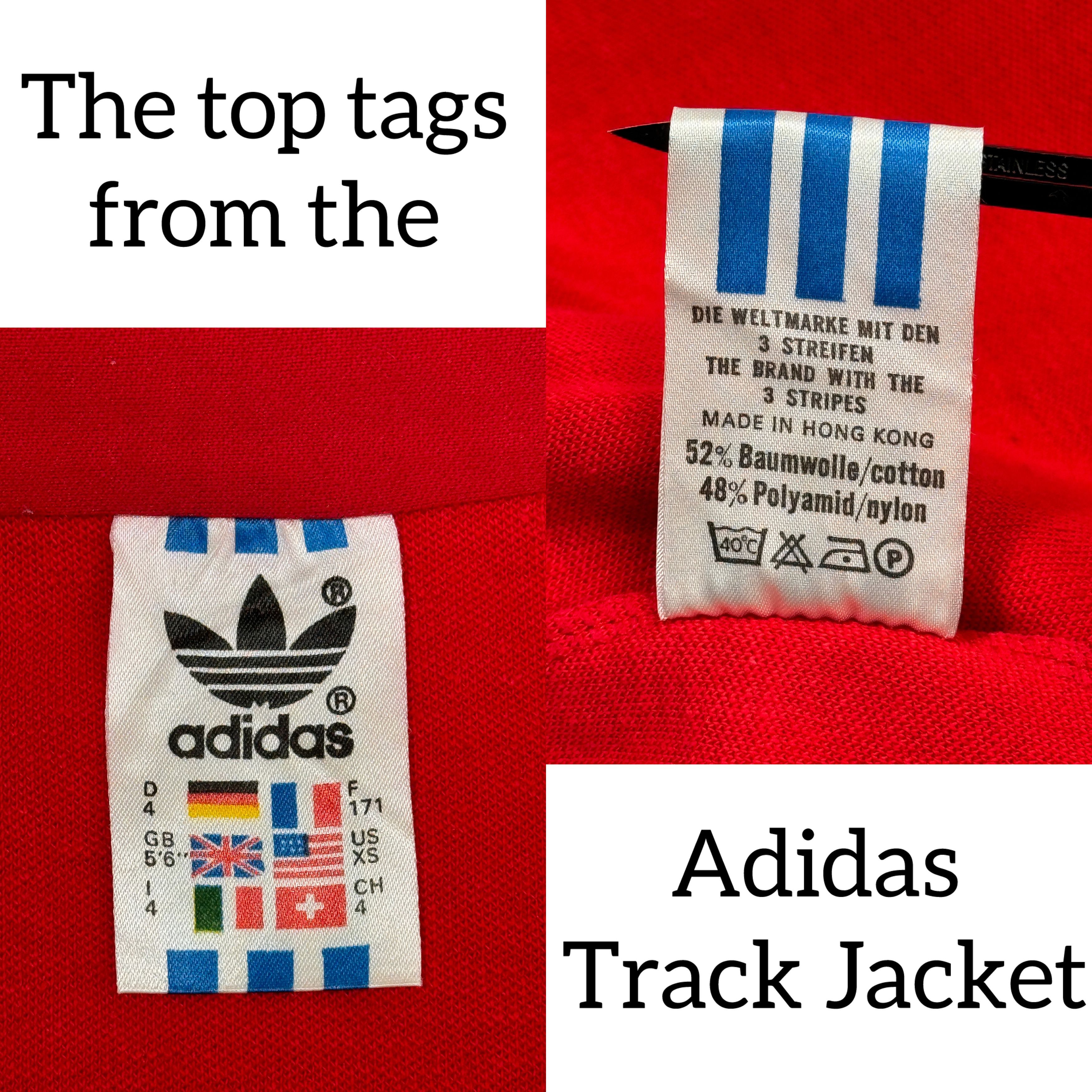 Adidas × Vintage Vintage 80s Adidas Track Suit Jacket & Pants HONG KONG Size US XS / EU 42 / 0 - 10 Thumbnail