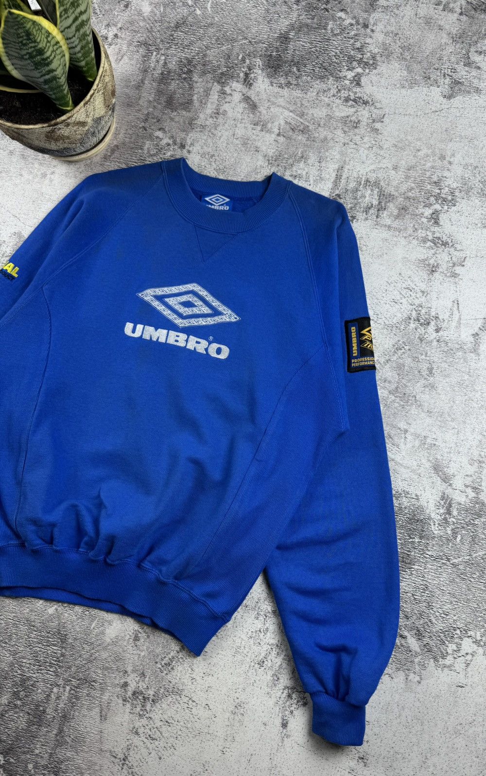 Umbro Umbro Soccer Pro Training Hoodie Blue Sweatshirt Pullover Size US S / EU 44-46 / 1 - 3 Thumbnail