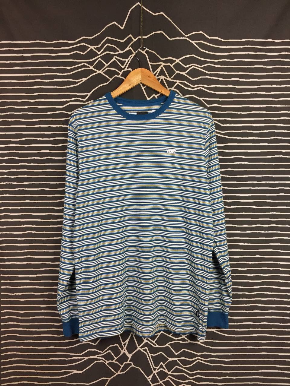 Vans Vans Retro Skate Multi-Color Stripe Long Sleeve Tee Size US L / EU 52-54 / 3 - 2 Thumbnail