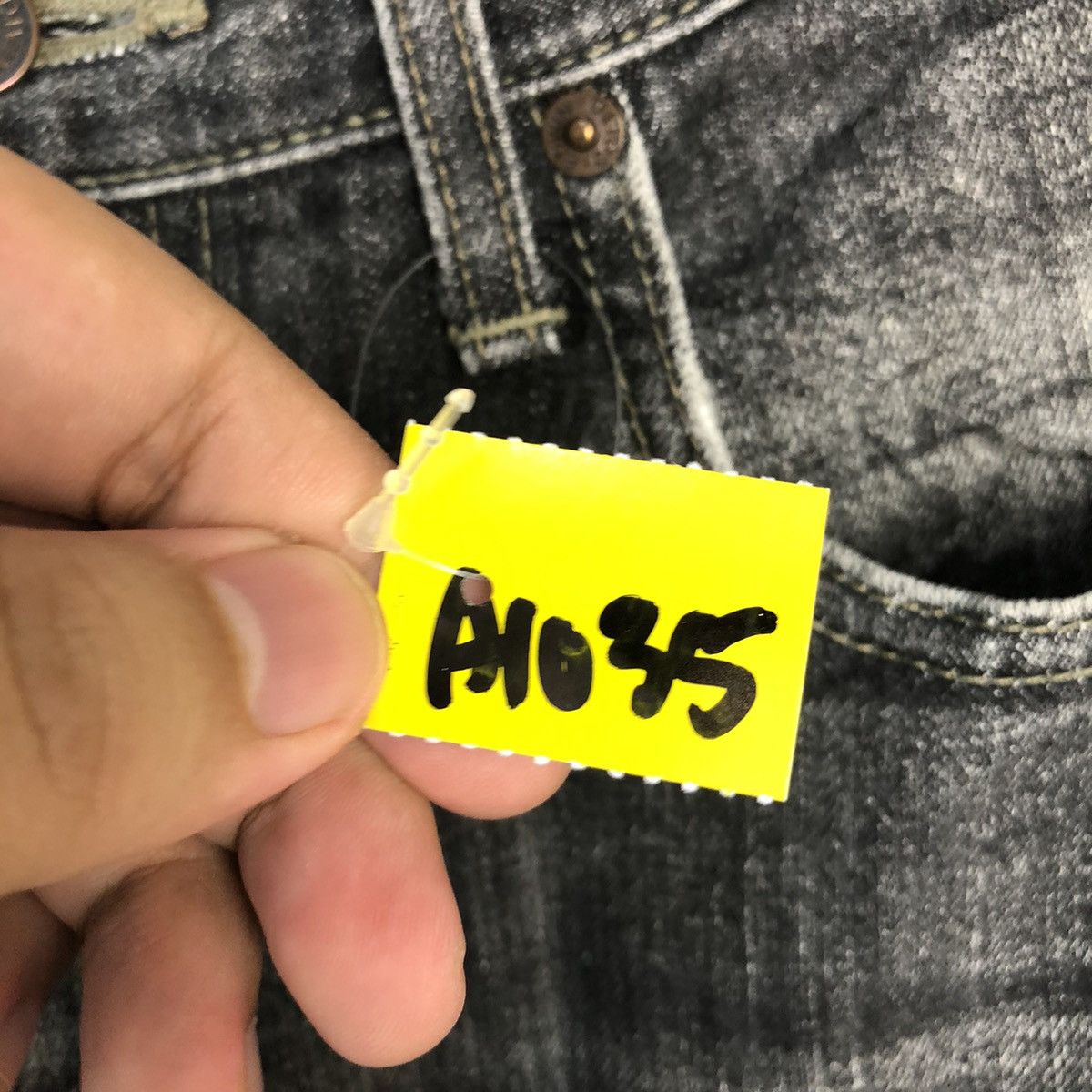 Edwin Edwin Black ripped distressed Denim Pants #A1035 Size US 29 - 12 Thumbnail