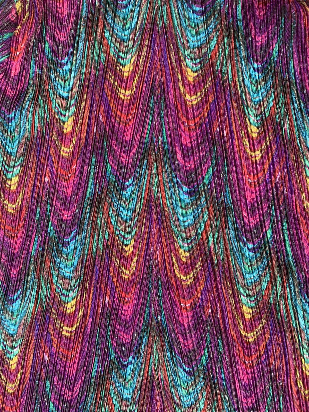 Issey Miyake Issey miyake pleats fete multi colour peacock print Size M / US 6-8 / IT 42-44 - 6 Thumbnail
