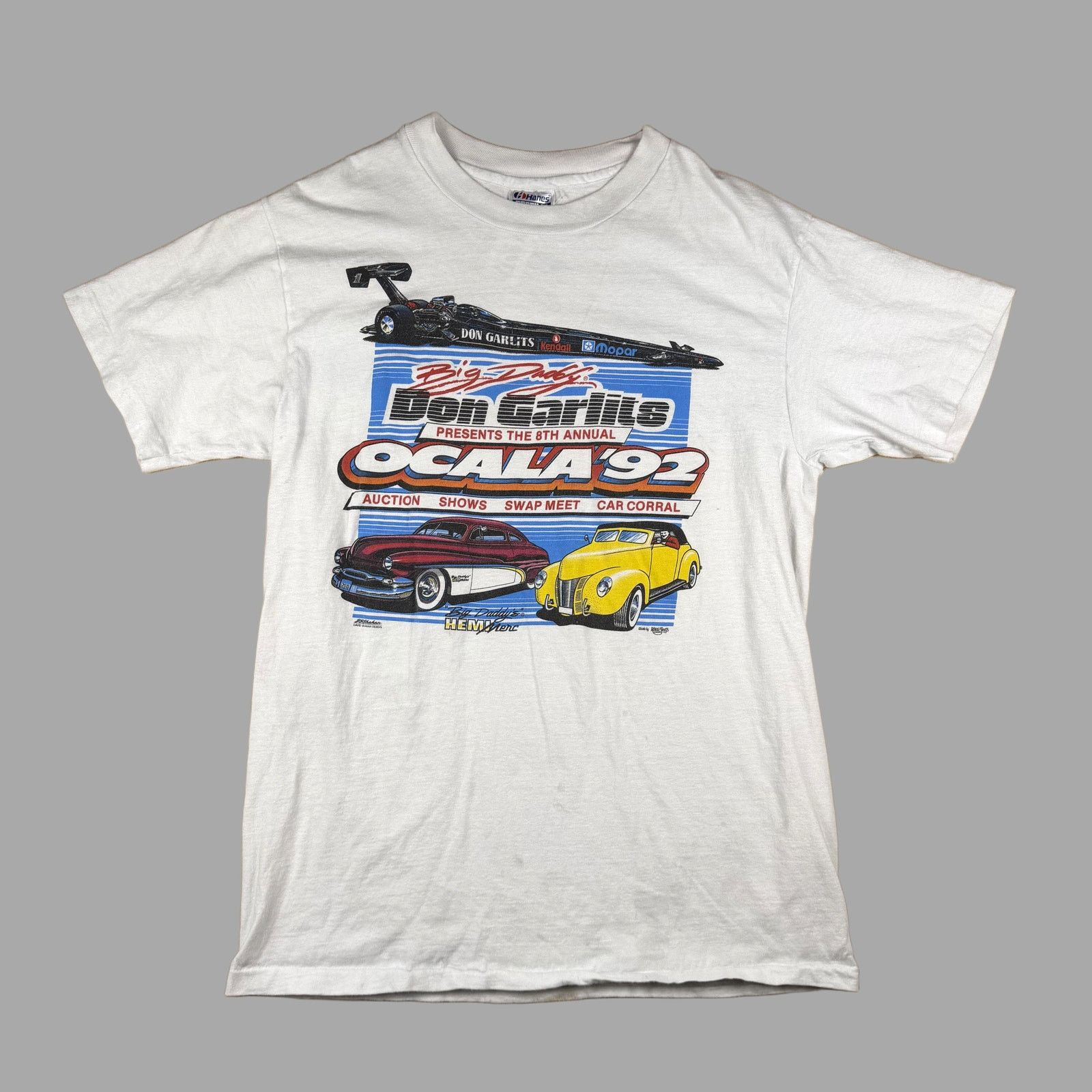 Vintage Vintage single-stitch Ocala '92 Drag Racing Tee M Size US M / EU 48-50 / 2 - 1 Thumbnail