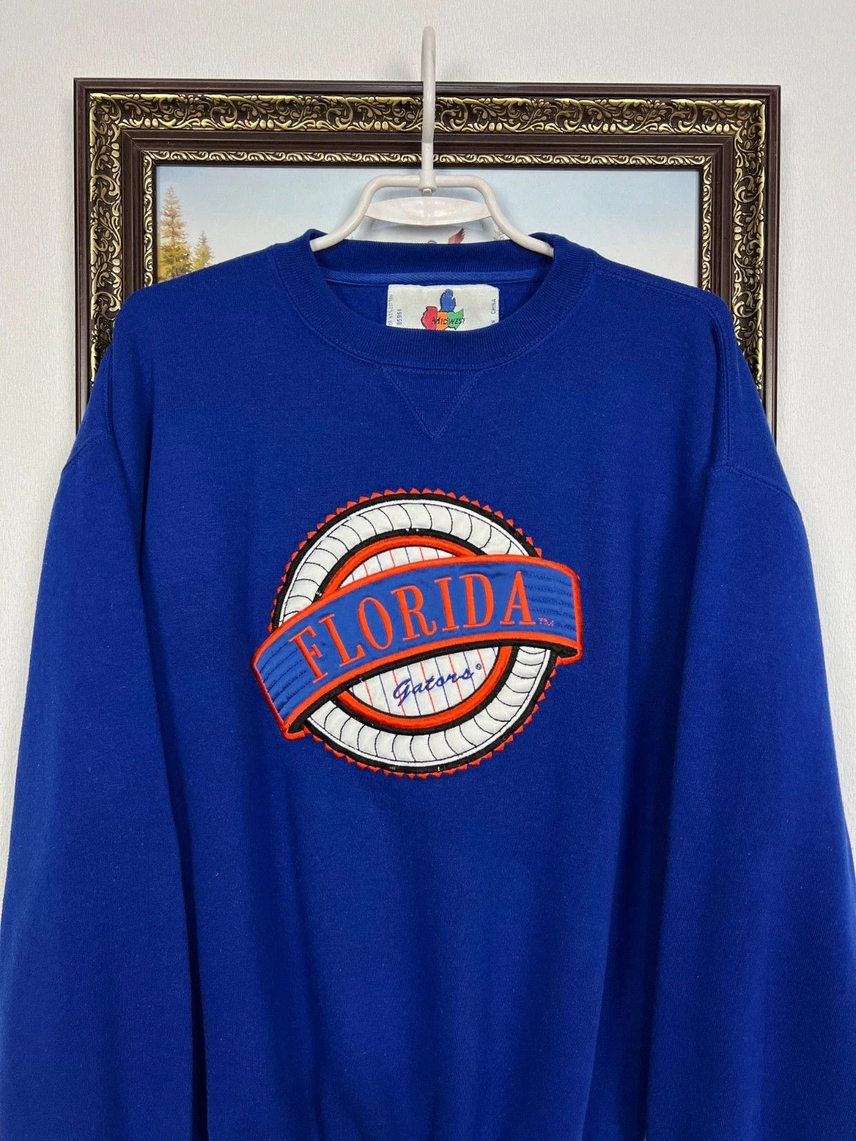 Fruit Of The Loom Vintage 2000's Florida Gators Sweatshirt Big Logo Crewneck Size US M / EU 48-50 / 2 - 2 Thumbnail