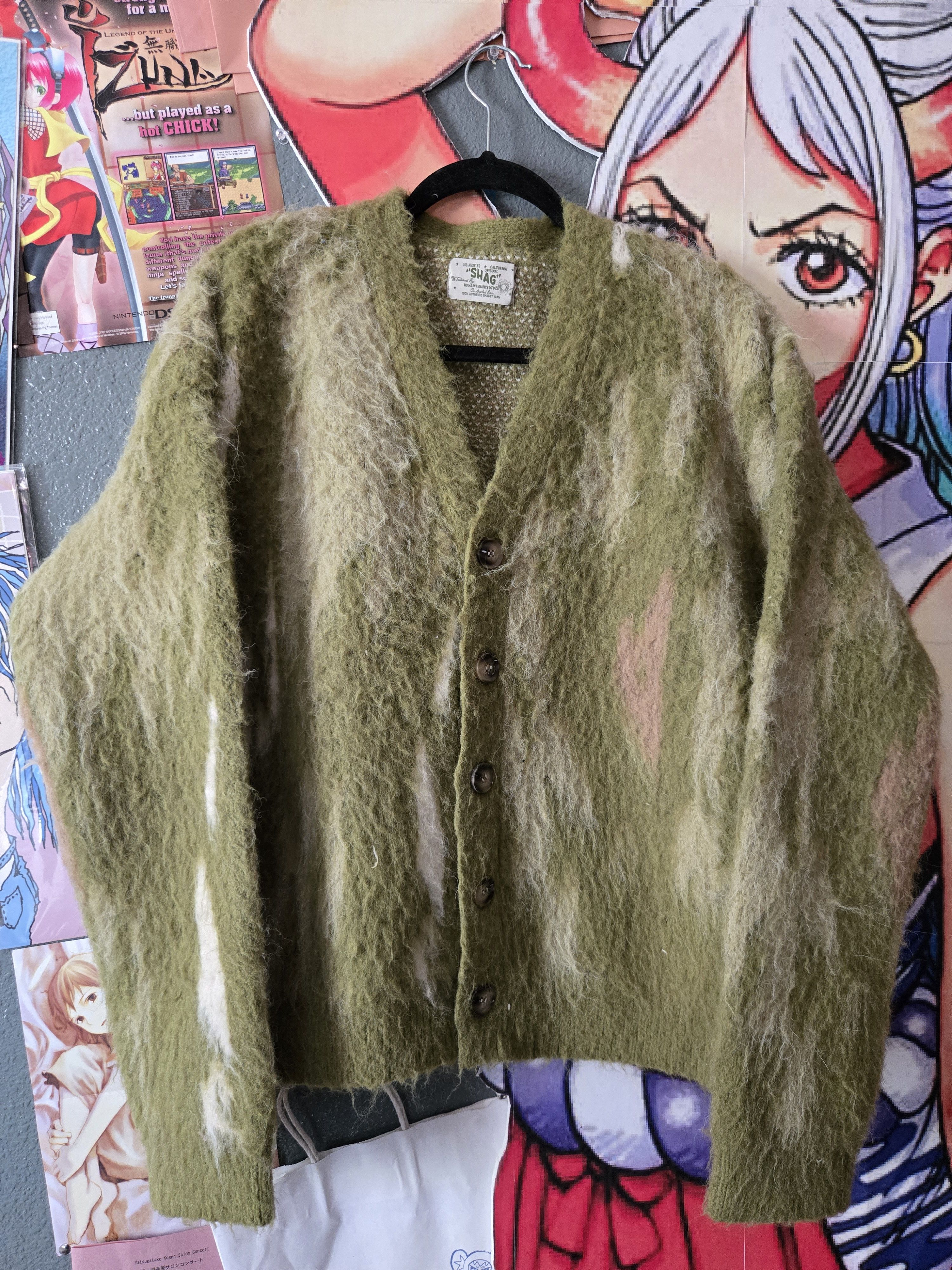 No Maintenance No Maintenance Earth Tone Still Shag Cardigan in