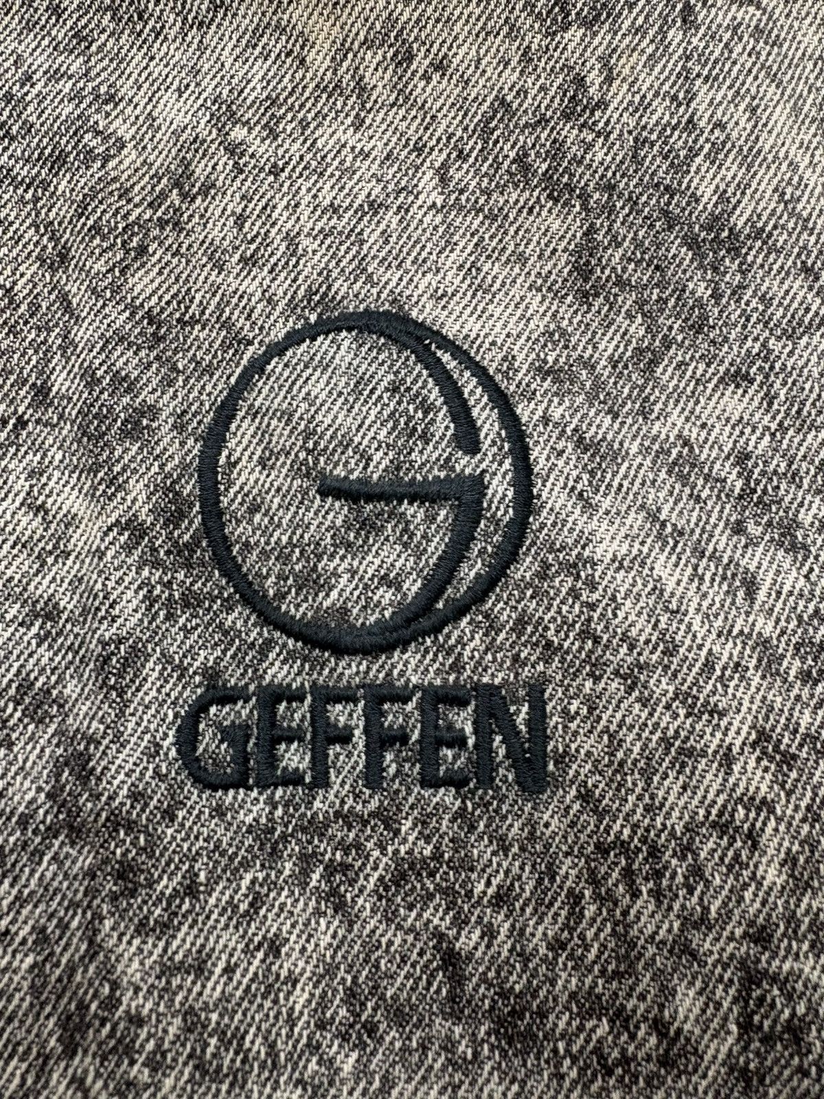 Vintage Geffen Records Unlimited Los Angeles USA Denim Bomber 80s XL Size US XL / EU 56 / 4 - 4 Thumbnail