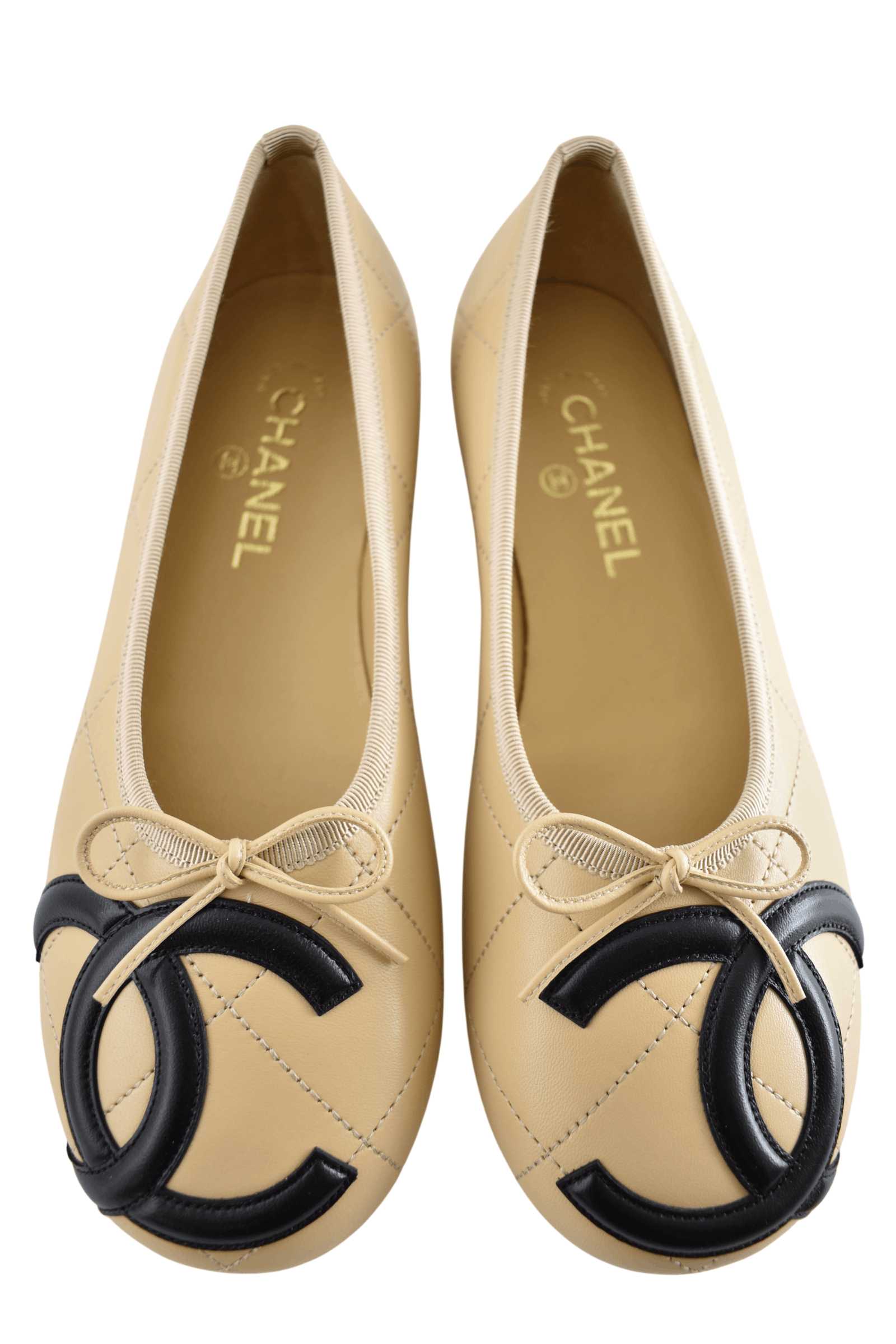 Chanel 26M Coco Beach Cambon Black CC Logo Ballet Ballerina Flat 41 Size US 11 / IT 41 - 1 Thumbnail