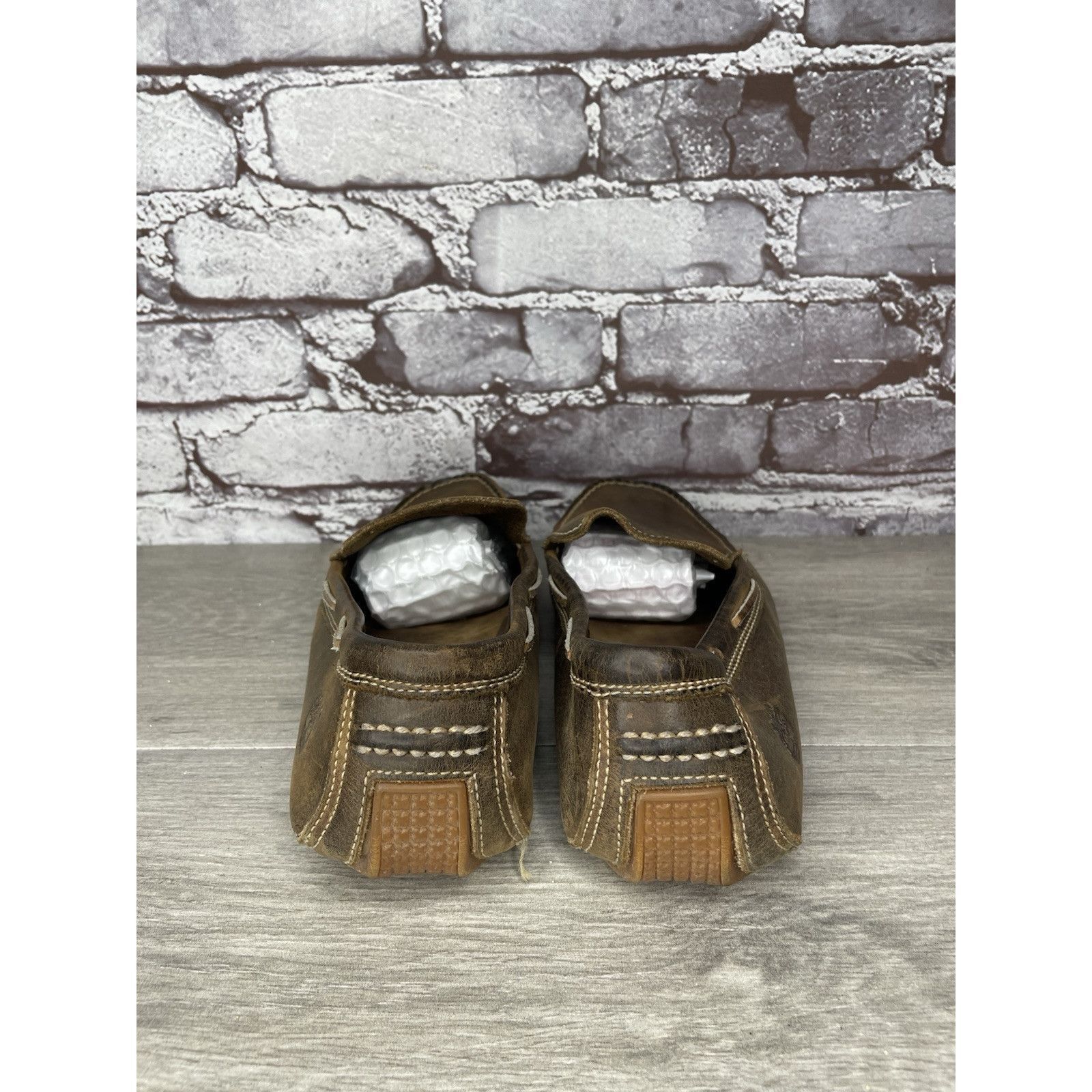 Timberland Timberland Brown Nubuck Leather Moc Slip On Loafers Driving Size US 8.5 / EU 41-42 - 5 Thumbnail