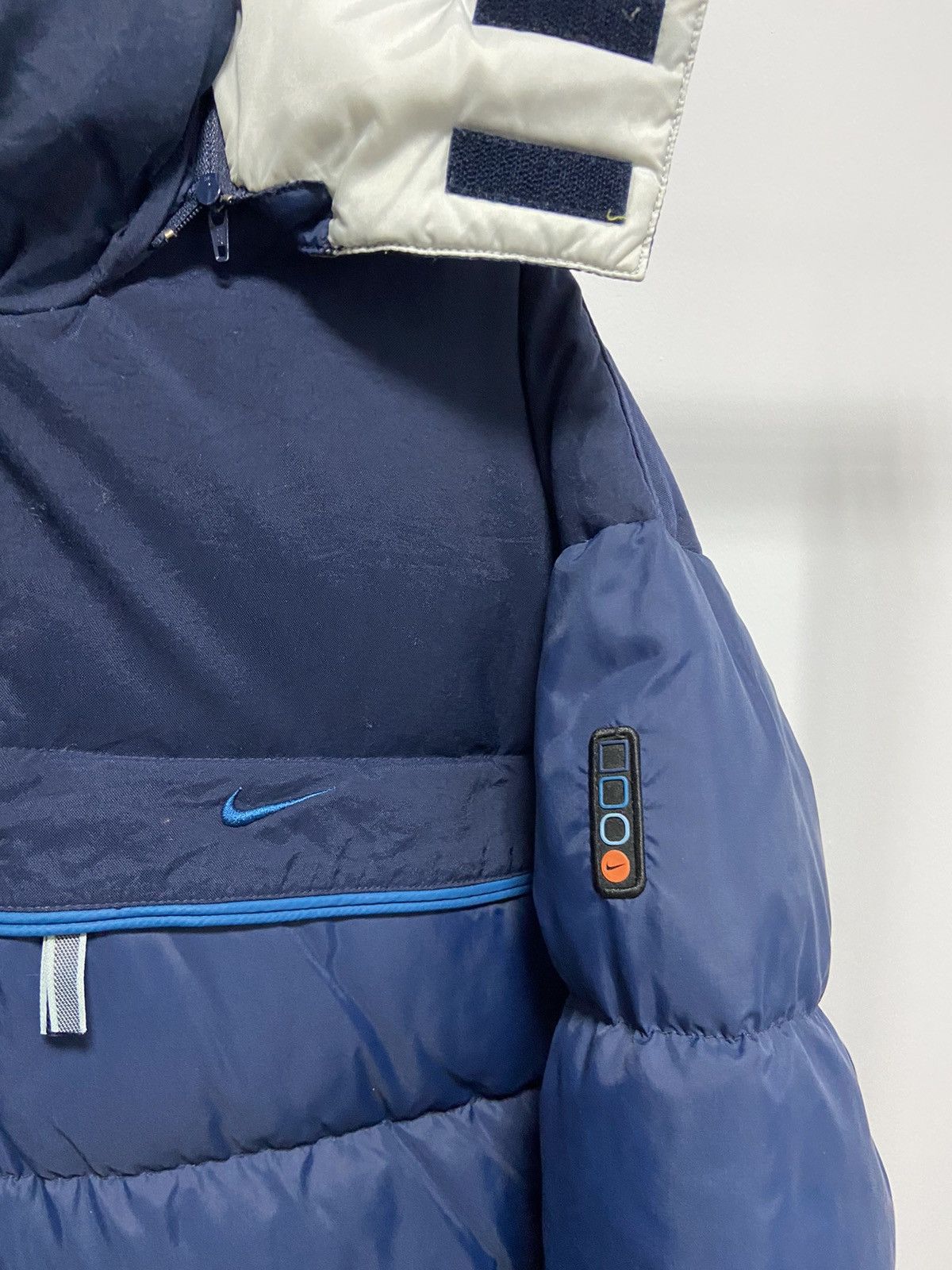 Nike × Vintage Nike Jacket Big Swoosh Logo Vintage Y2K Style Nylon Size US M / EU 48-50 / 2 - 5 Thumbnail