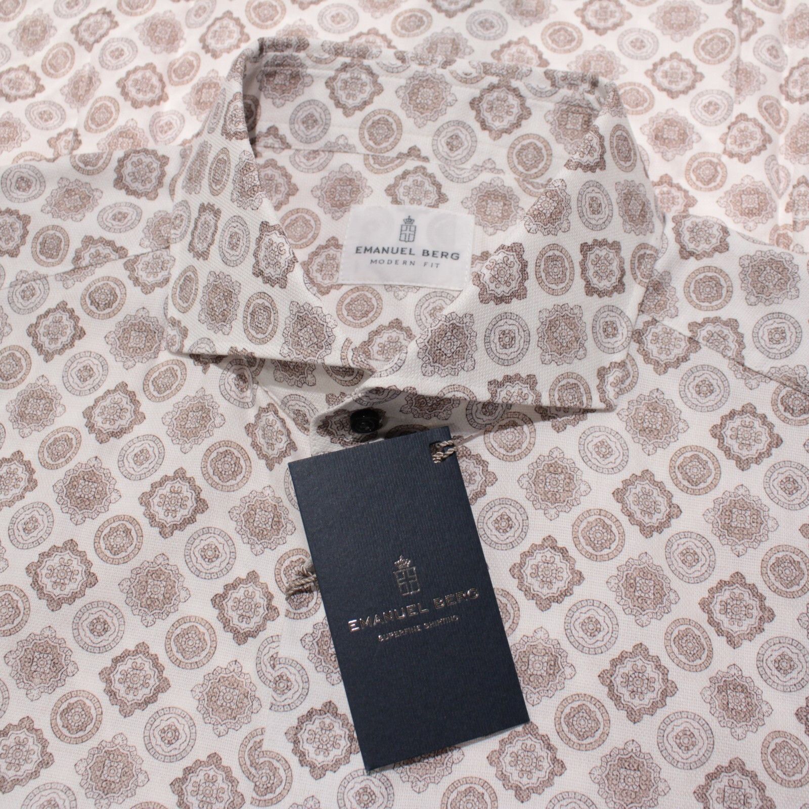 Other Emanuel Berg New with tags Shirt Size L US In Brown Size US L / EU 52-54 / 3 - 1 Thumbnail