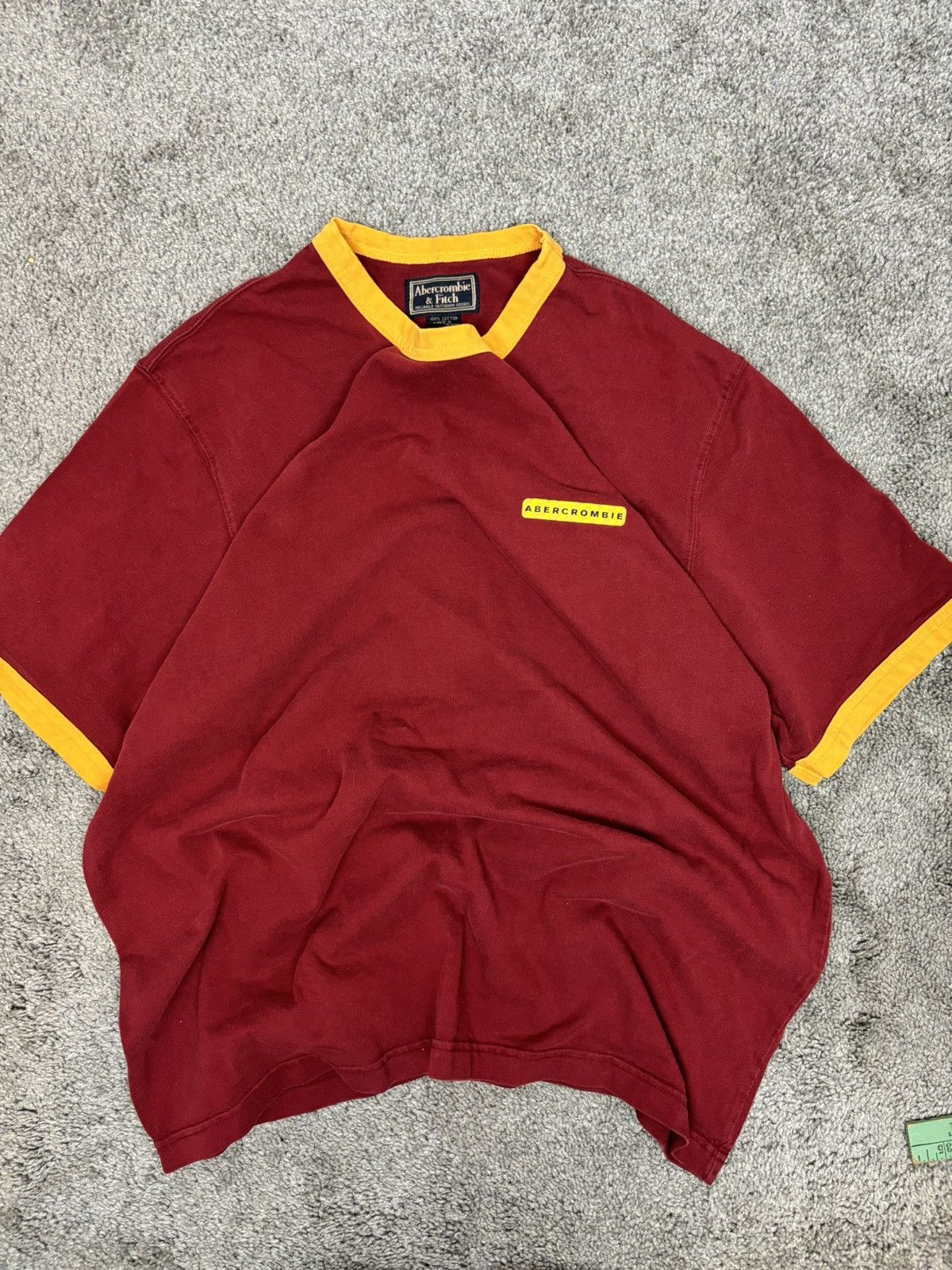 Y2k Abercrombie and fitch ringer tshirt