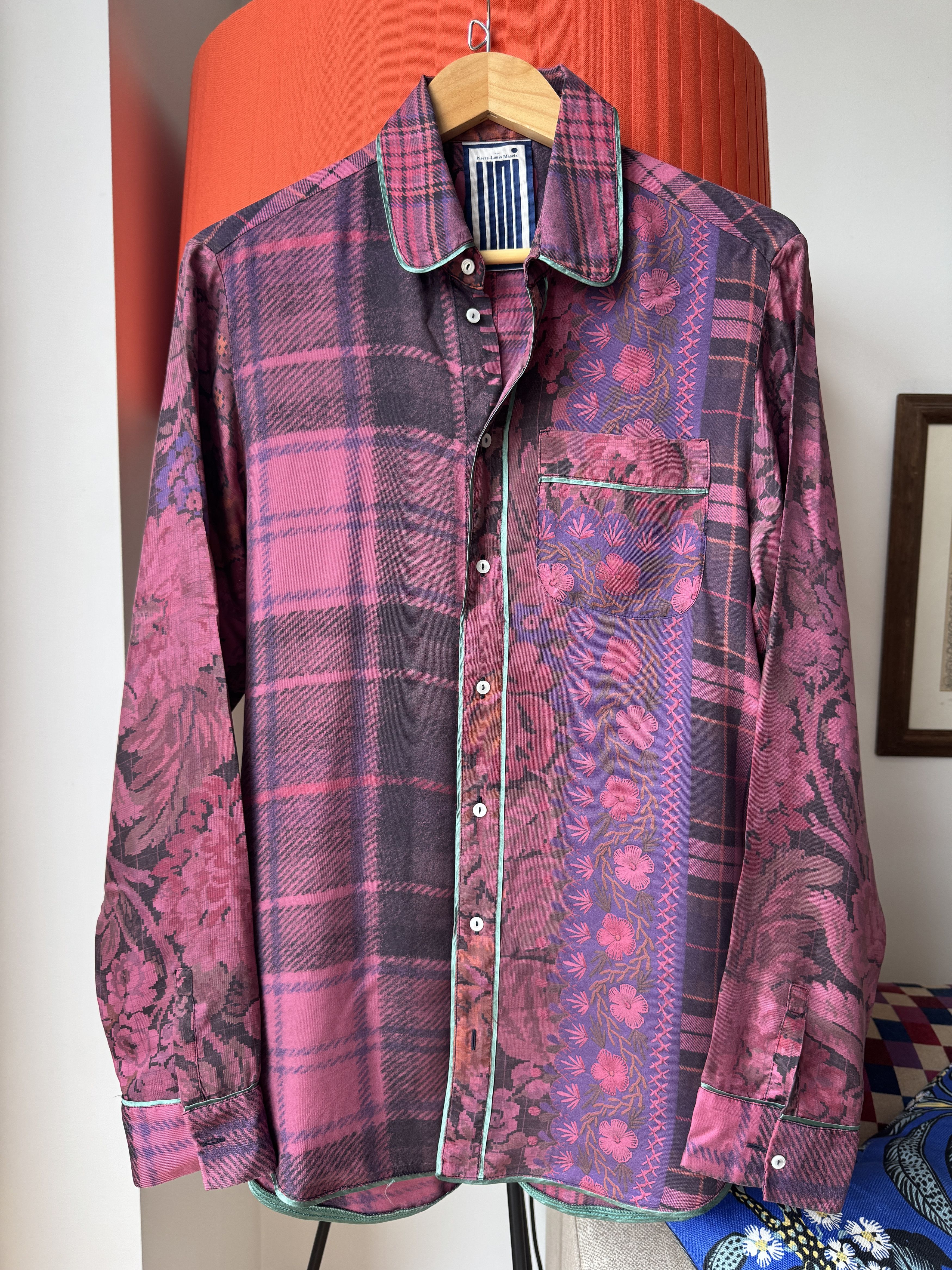Pierre-Louis Mascia Long-sleeve Silk Shirt Size US M / EU 48-50 / 2 - 1 Thumbnail