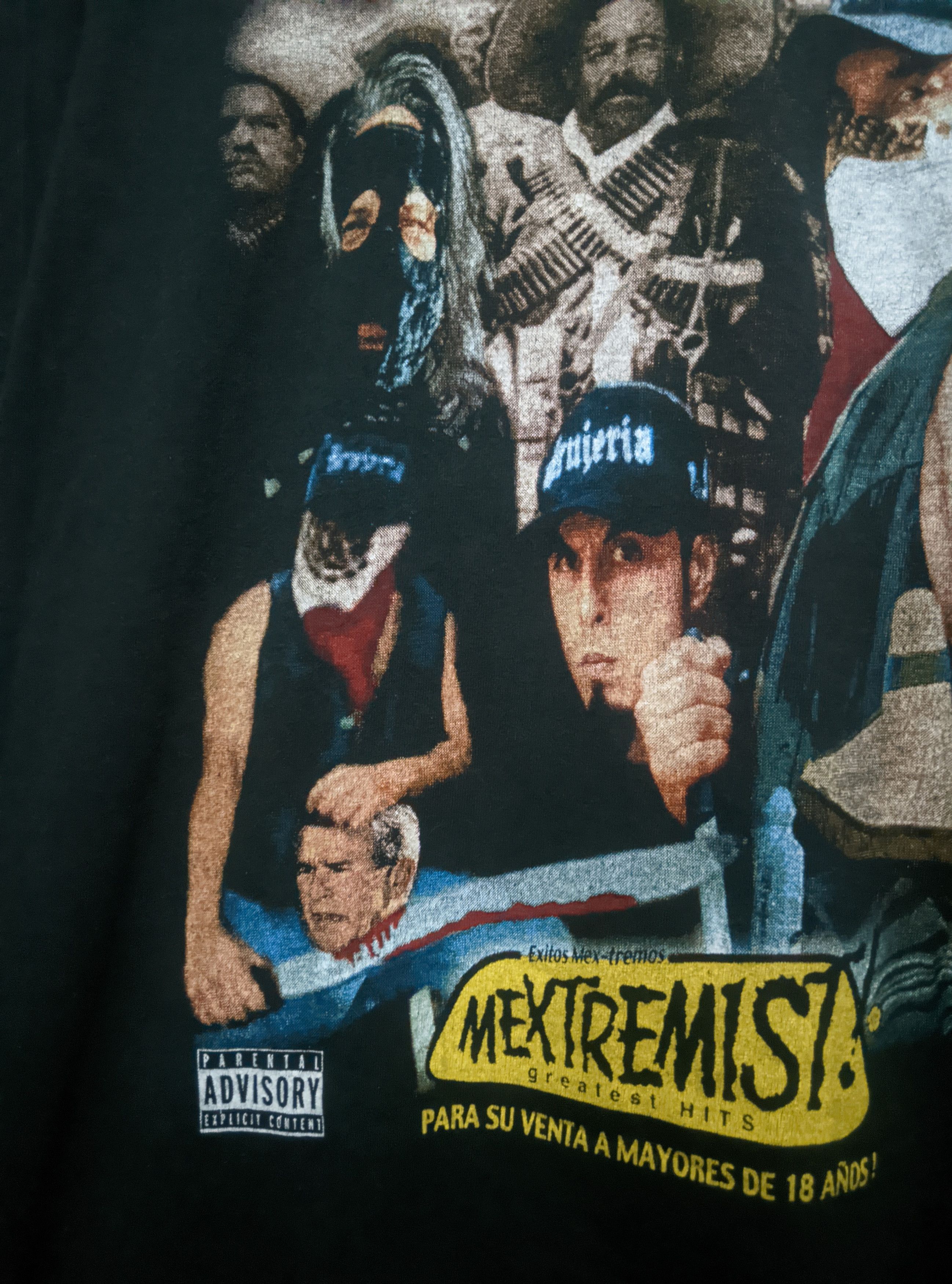 Band Tees Vintage 2000s brujería mexican death metal grindcore tshirt Size US XL / EU 56 / 4 - 5 Thumbnail