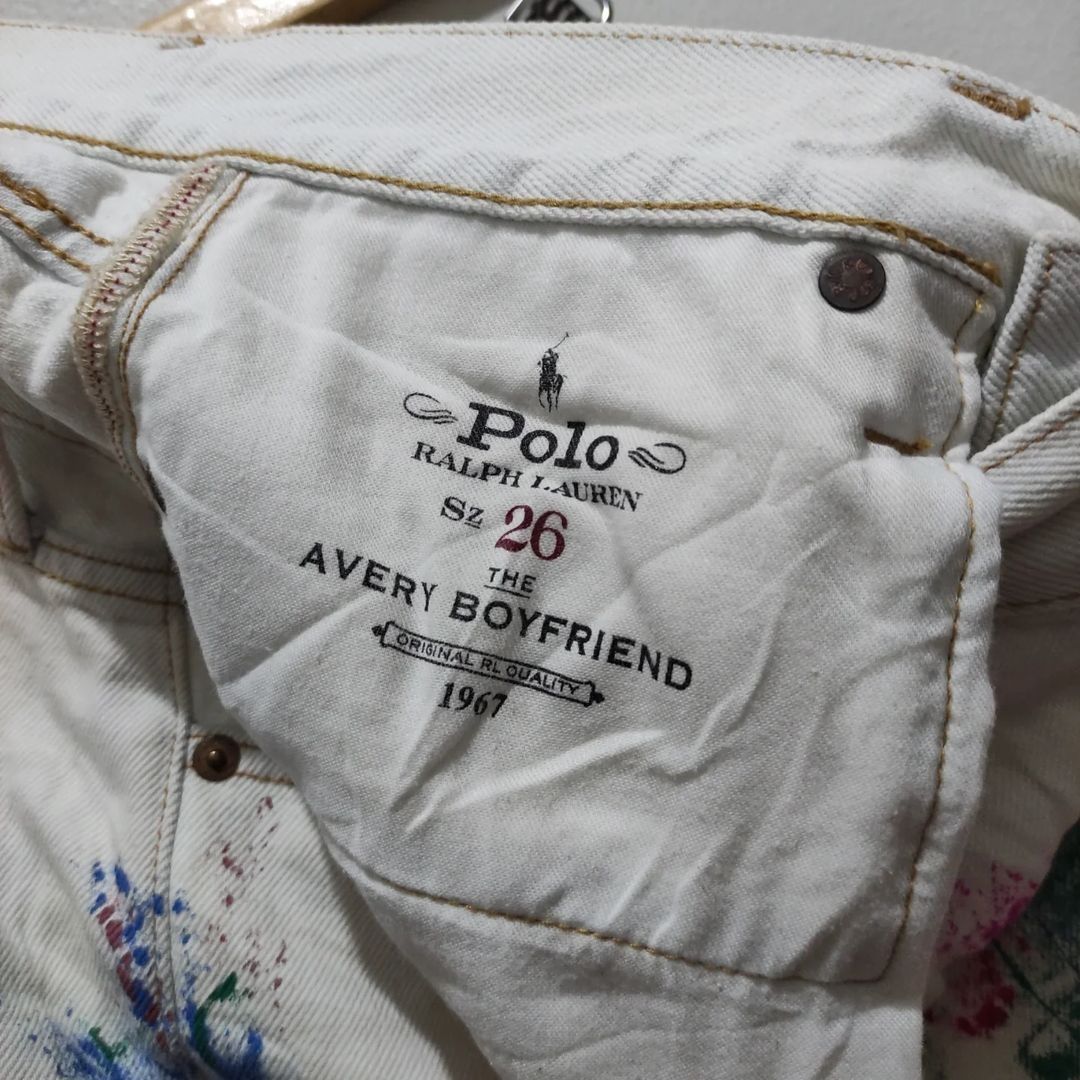 Polo Ralph Lauren Polo Ralph Lauren Paint Splatter Jeans Size 30 Size 30" / US 8 / IT 44 - 10 Thumbnail