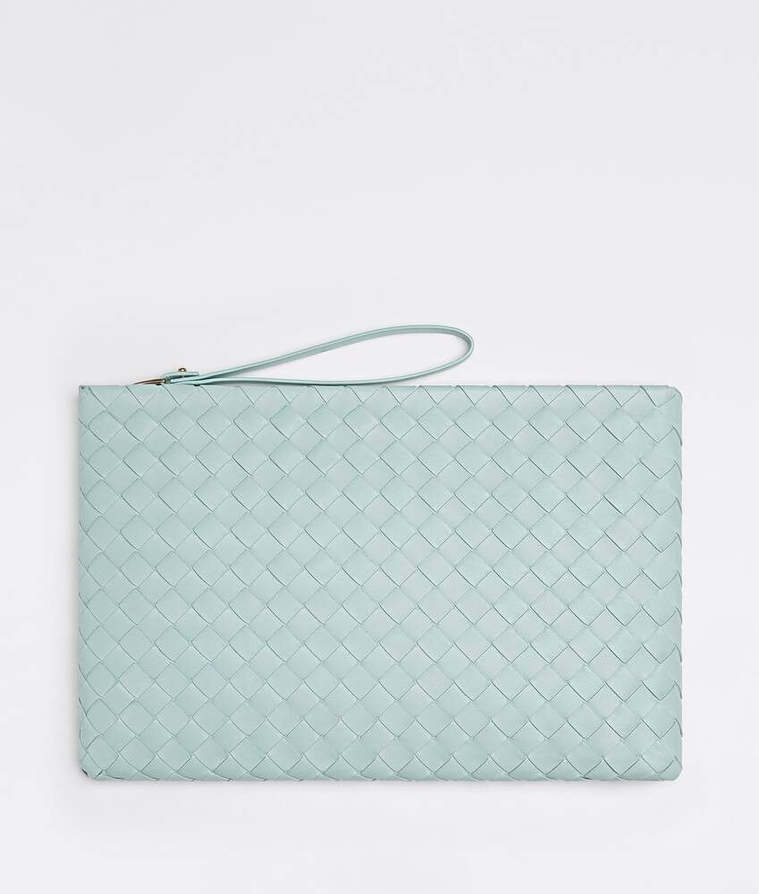 Bottega Veneta o1n1vont0525 Size: OS / Pouch in Teal Blue Size ONE SIZE - 1 Thumbnail