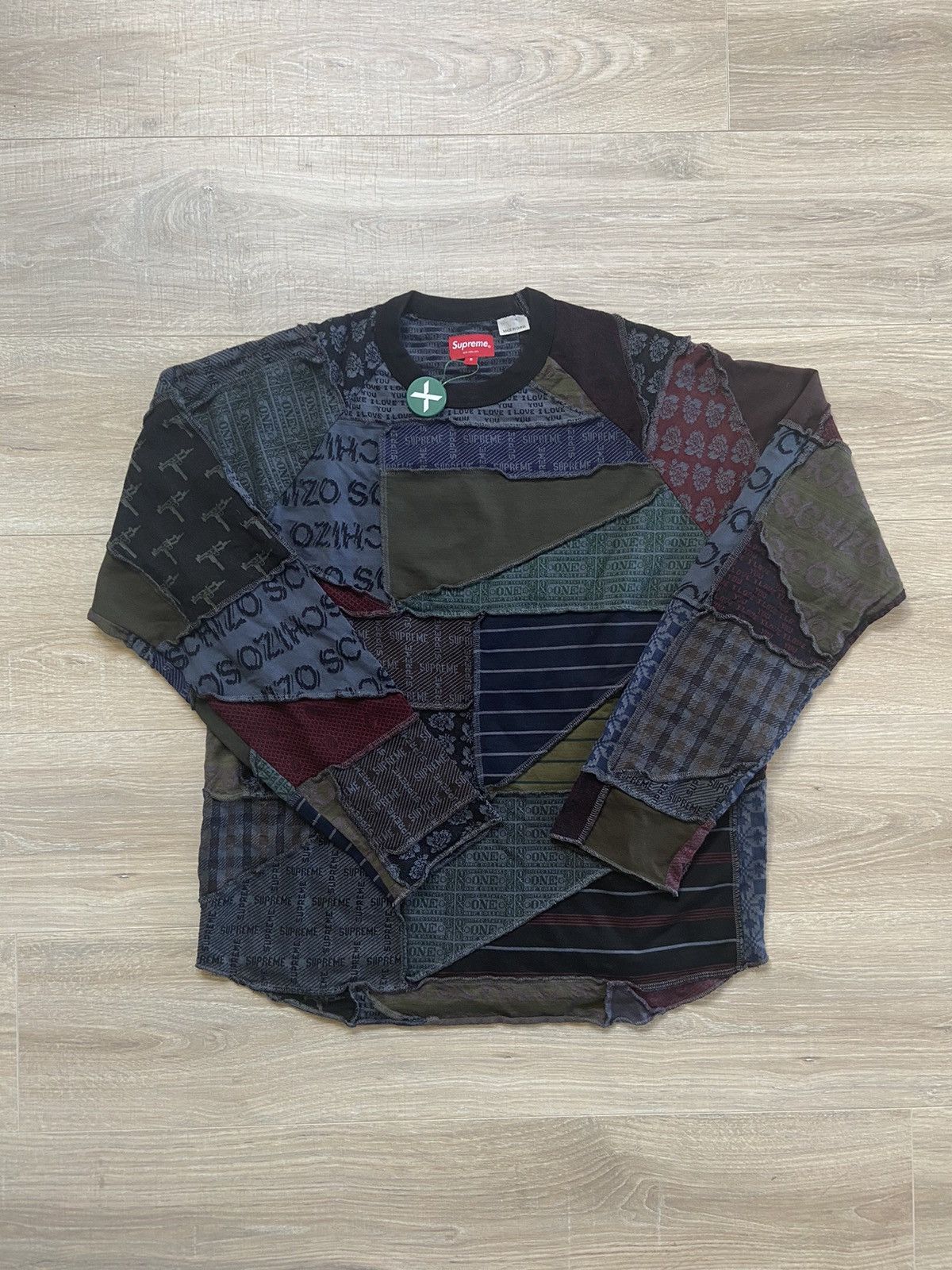 image of Supreme “Schizo” Jacquard in Black, Men's (Size Small)