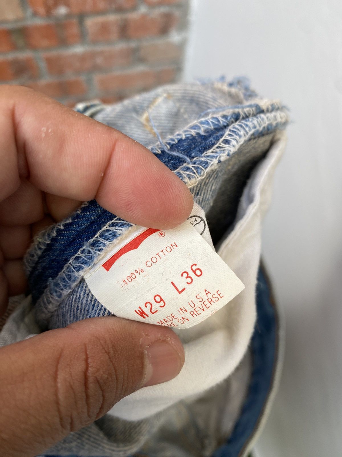 Levi's Vintage Clothing W28x32 Vintage levi's 501 made in USA Size 28" / US 6 / IT 42 - 7 Thumbnail