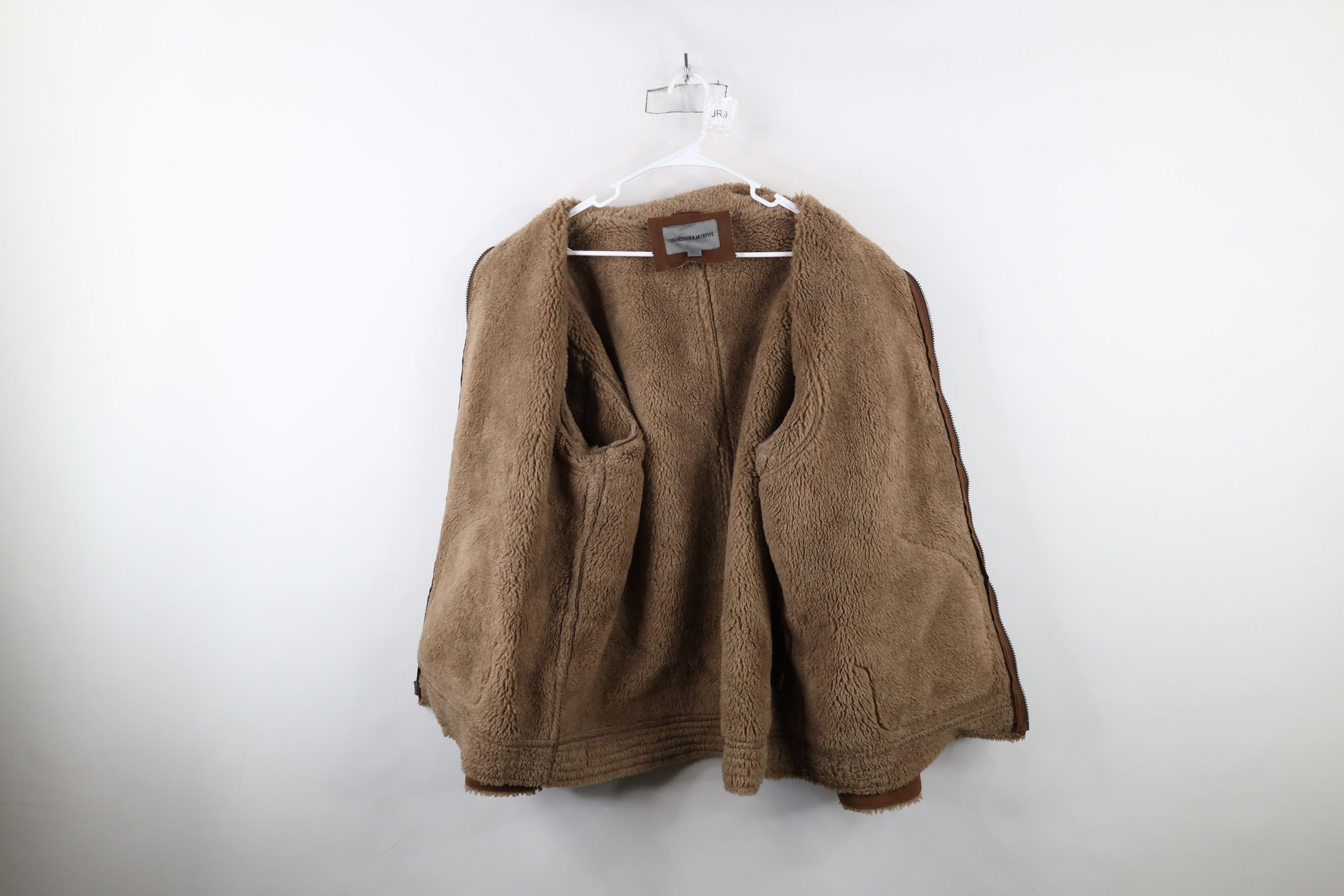 Johnston & Murphy × Vintage Vintage Johnston & Murphy Military B3 Bomber Jacket Brown Size US XXL / EU 58 / 5 - 10 Thumbnail