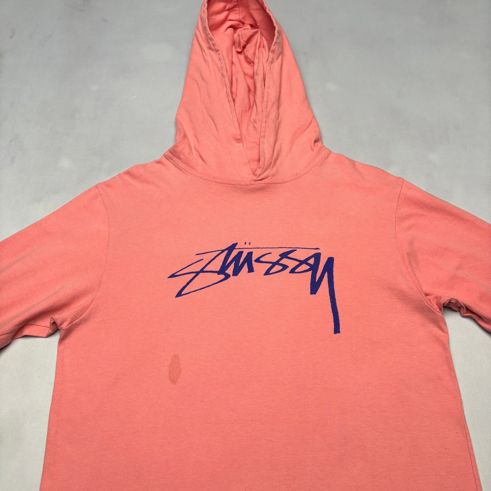 Stussy Stussy App Logo Hoodie Salmon Pink Men's Medium Skate Surf Size US M / EU 48-50 / 2 - 2 Thumbnail