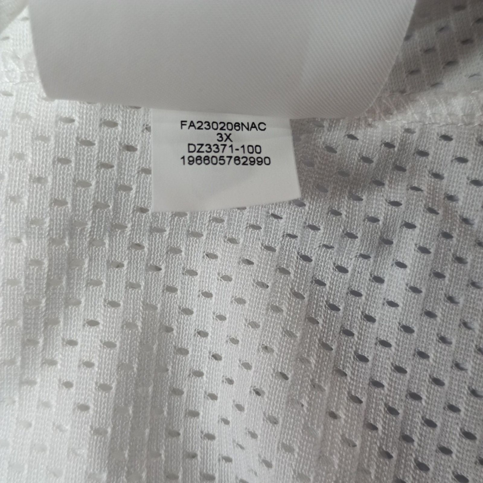 Jordan Brand Jordan Jersey-Style Mesh Women's Plus Size 3X White Red Tank Size 3XL / US 20-22 - 7 Thumbnail