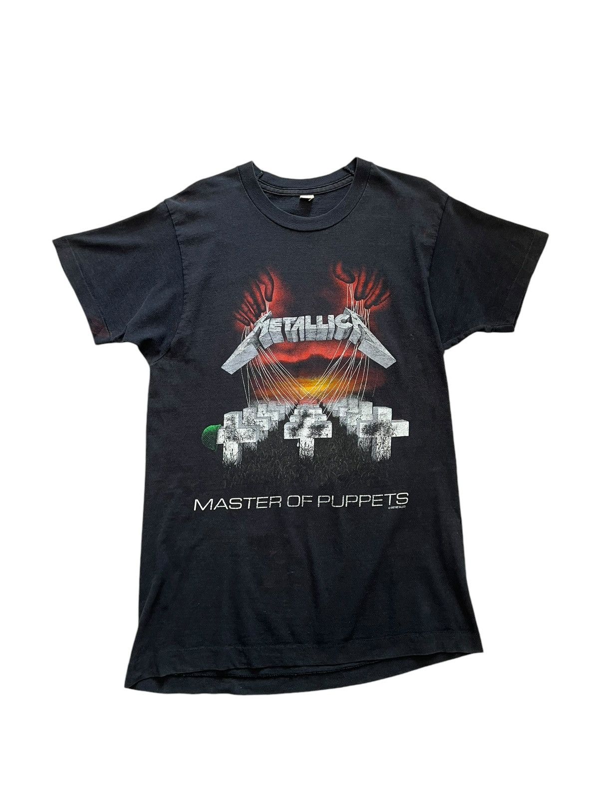 Metallica 80s Metallica Master of Puppets 1987 Faded Tshirt Size US L / EU 52-54 / 3 - 1 Thumbnail