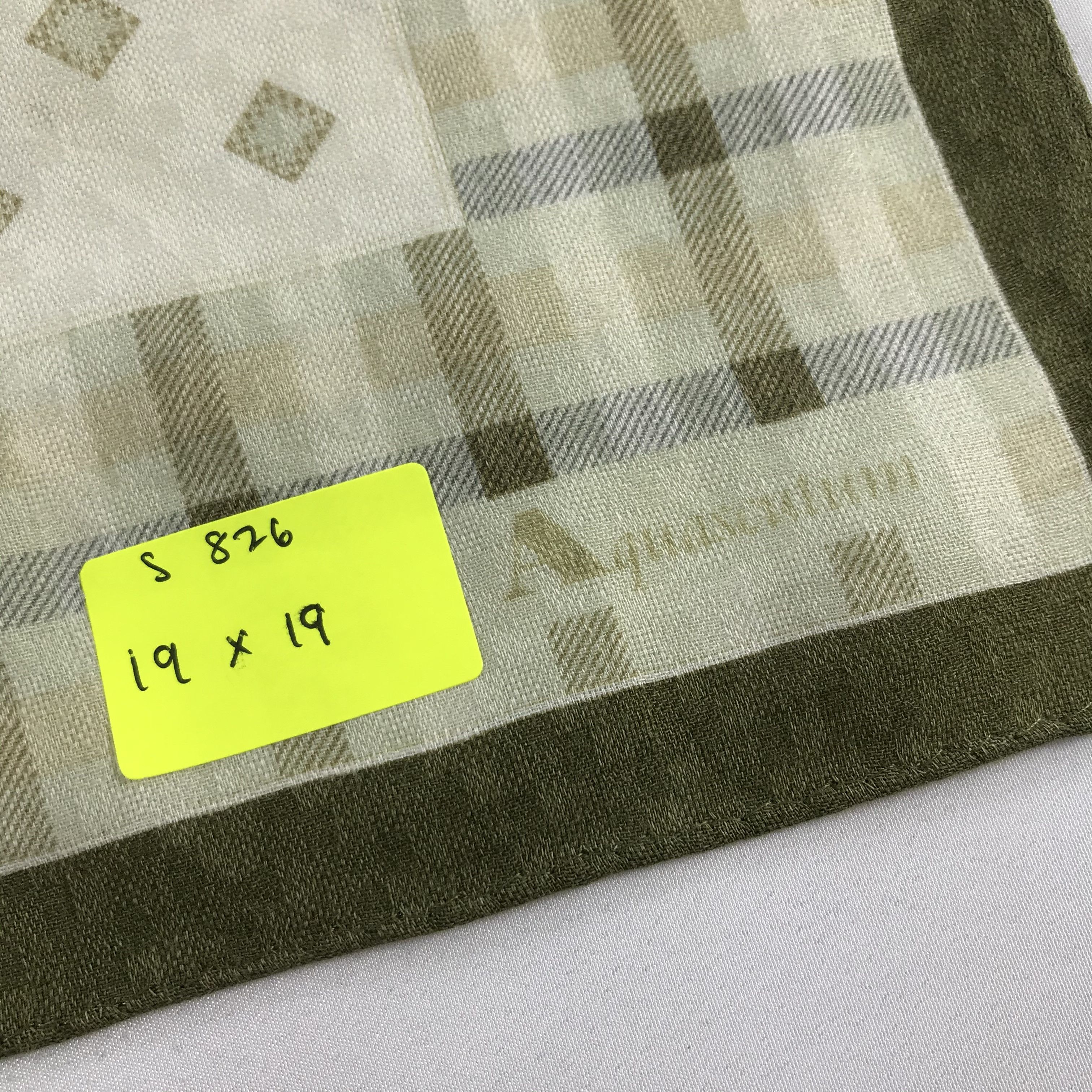 Aquascutum × Vintage Aquascutum Bandana / Handkerchief / Neckerchief - S826 Size ONE SIZE - 5 Thumbnail
