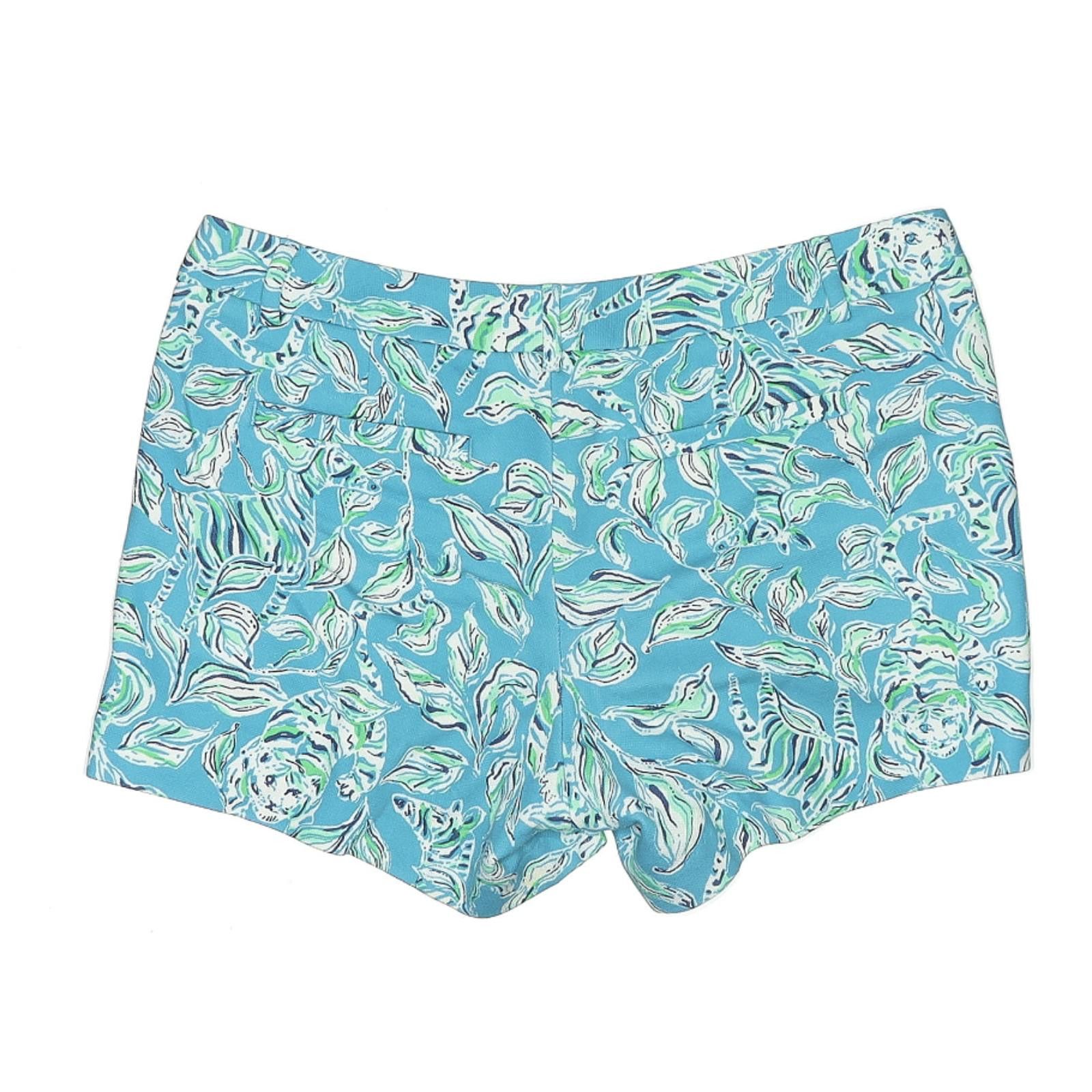 Other Lilly Pulitzer Size 6 Board Shorts in Blue Paisley Print Size 28" / US 6 / IT 42 - 2 Thumbnail