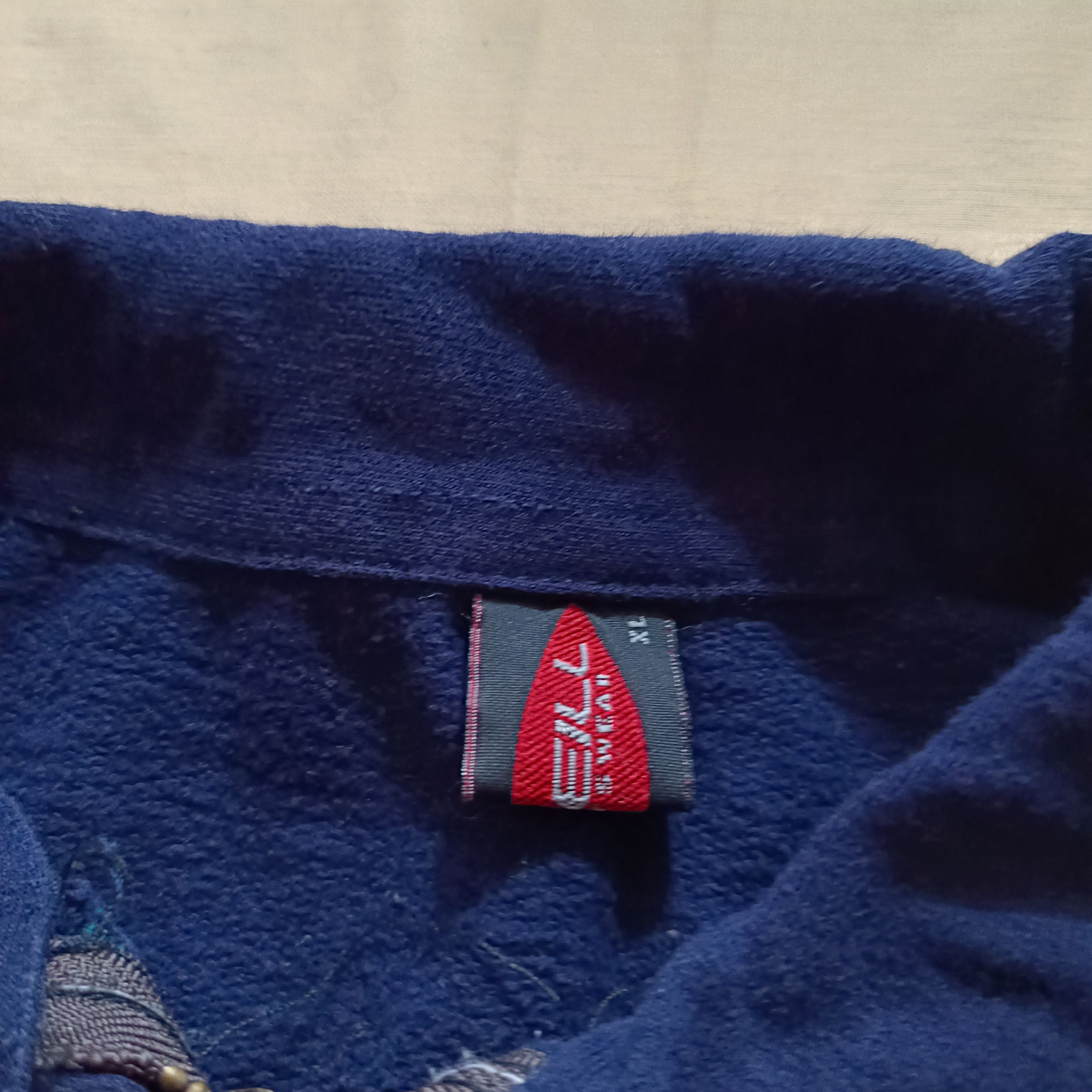 O'Neill Vintage 80s 90s O'neill Plaid Quarterzip Petrol Blue XL Size US XL / EU 56 / 4 - 14 Thumbnail