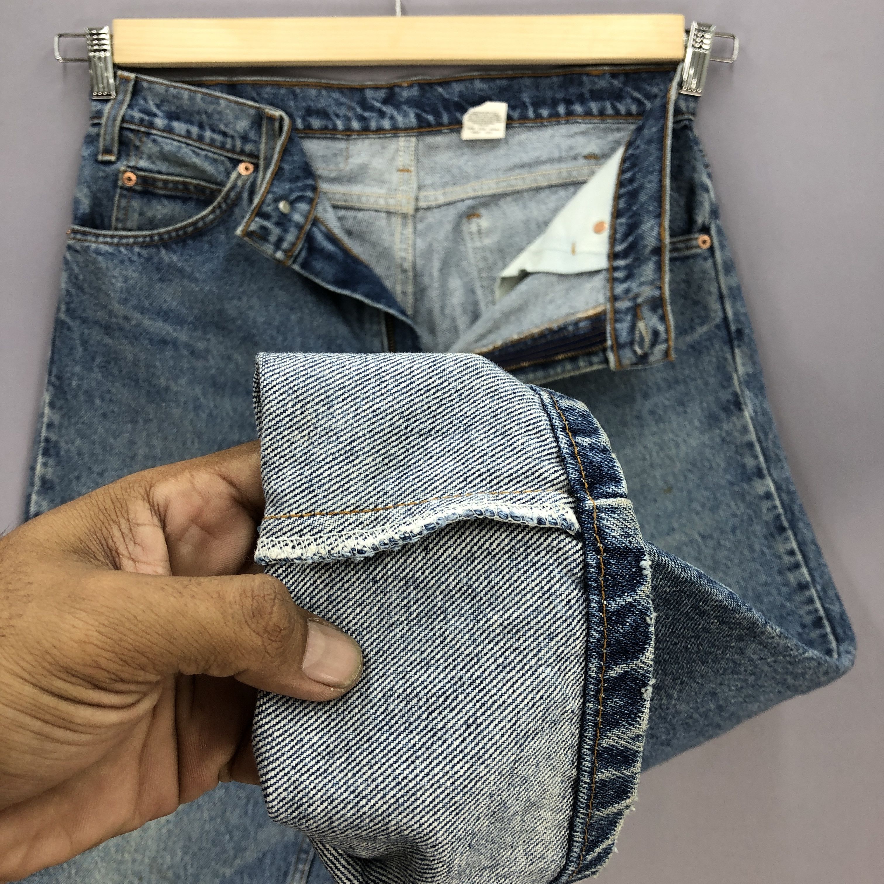 Levi's Vintage Levis 505 Stonewash Jeans Levi's Orange Tab Denim Size US 34 / EU 50 - 8 Thumbnail