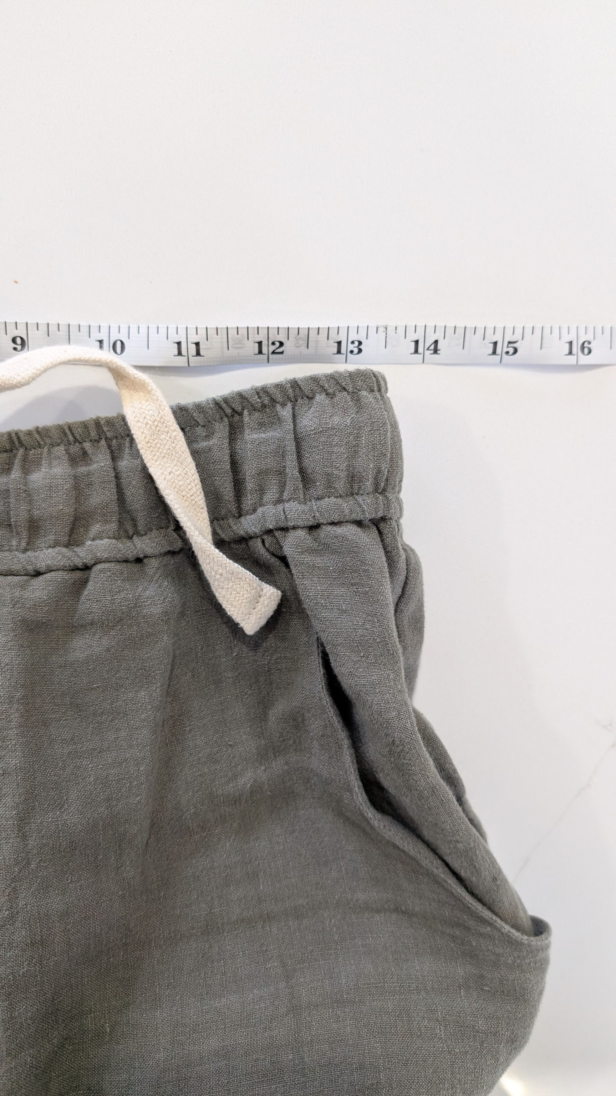 American Trench American Trench Linen Easy Pant Olive Green Size S Size US 31 - 4 Thumbnail