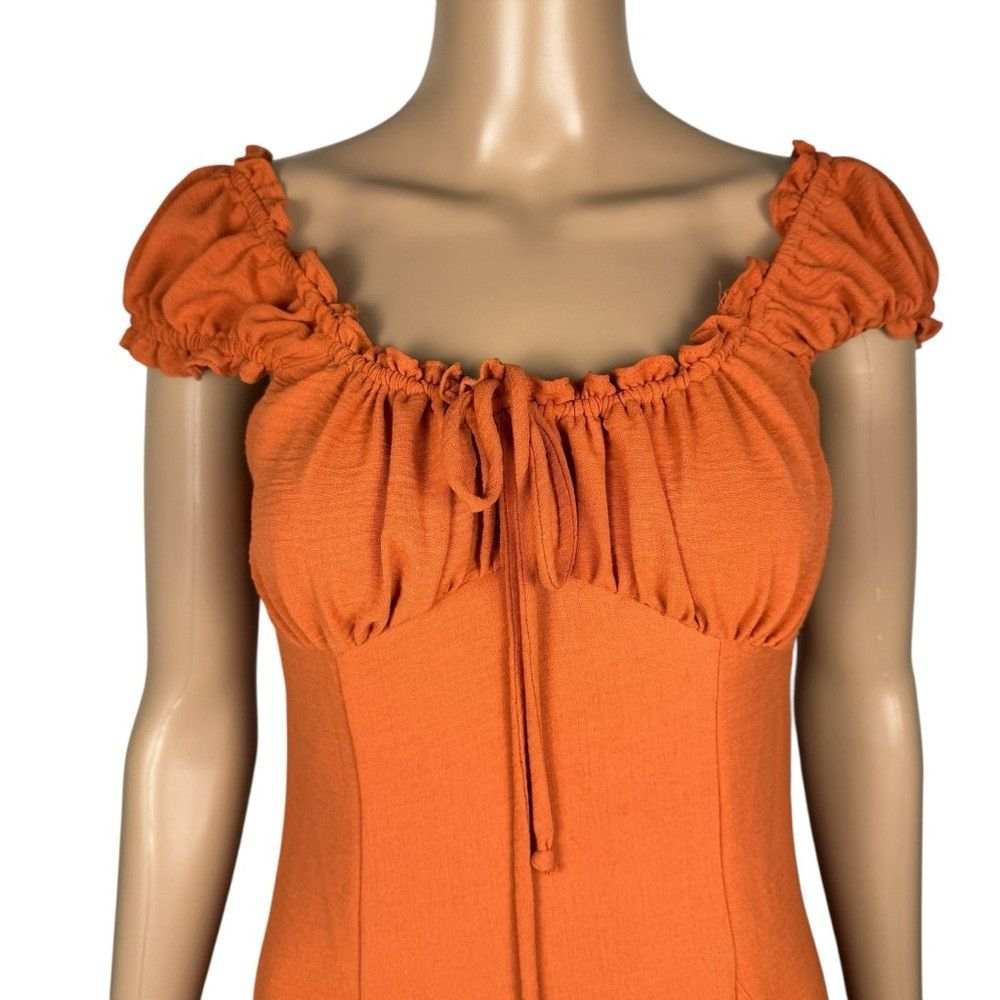 Other New Kimchi Blue Blair Orange Mini Dress Size M Size M / US 6-8 / IT 42-44 - 3 Thumbnail