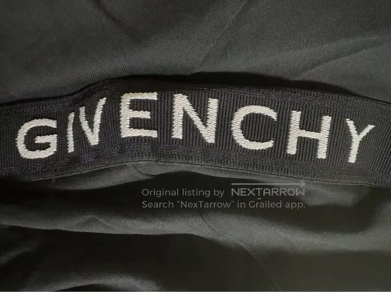 Givenchy Givenchy SS22 Men's Logo Letter Embroidered Trim Size US S / EU 44-46 / 1 - 4 Thumbnail