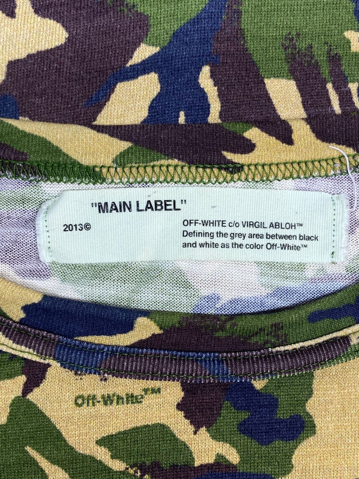 Off-White Off White Peace By Design Camouflage T-shirt Size US S / EU 44-46 / 1 - 13 Thumbnail