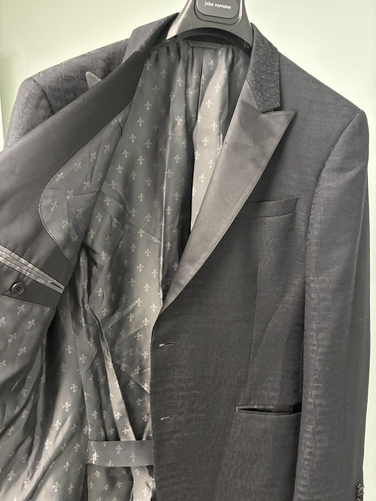 John Varvatos Leopard Jacquard Jacket Size EU 54 US 44 Size US L / EU 52-54 / 3 - 15 Thumbnail