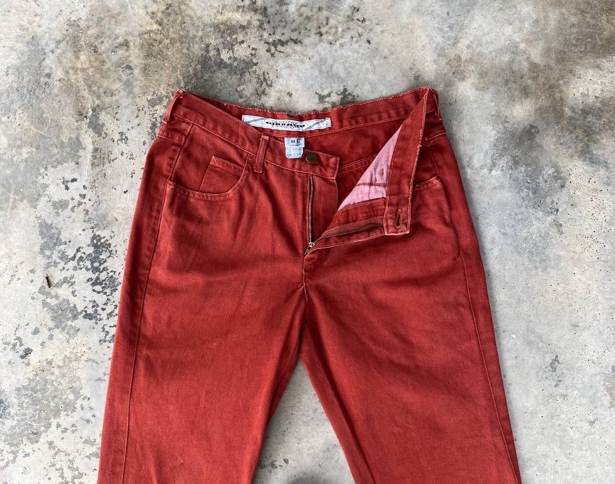 Marithe + Francois Girbaud RARE VINTAGE 90S MARITHE FRANCOIS GIRBAUD DENIM Size US 30 / EU 46 - 5 Thumbnail