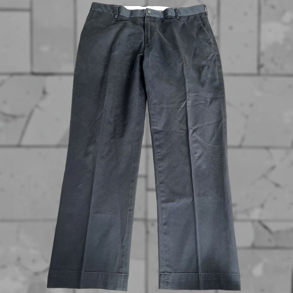 Polo Ralph Lauren VINTAGE Polo Ralph Lauren Men's Chino Pants Regular Fit Size 36 Navy Blue Stretch Size US M / EU 48-50 / 2 - 1 Thumbnail
