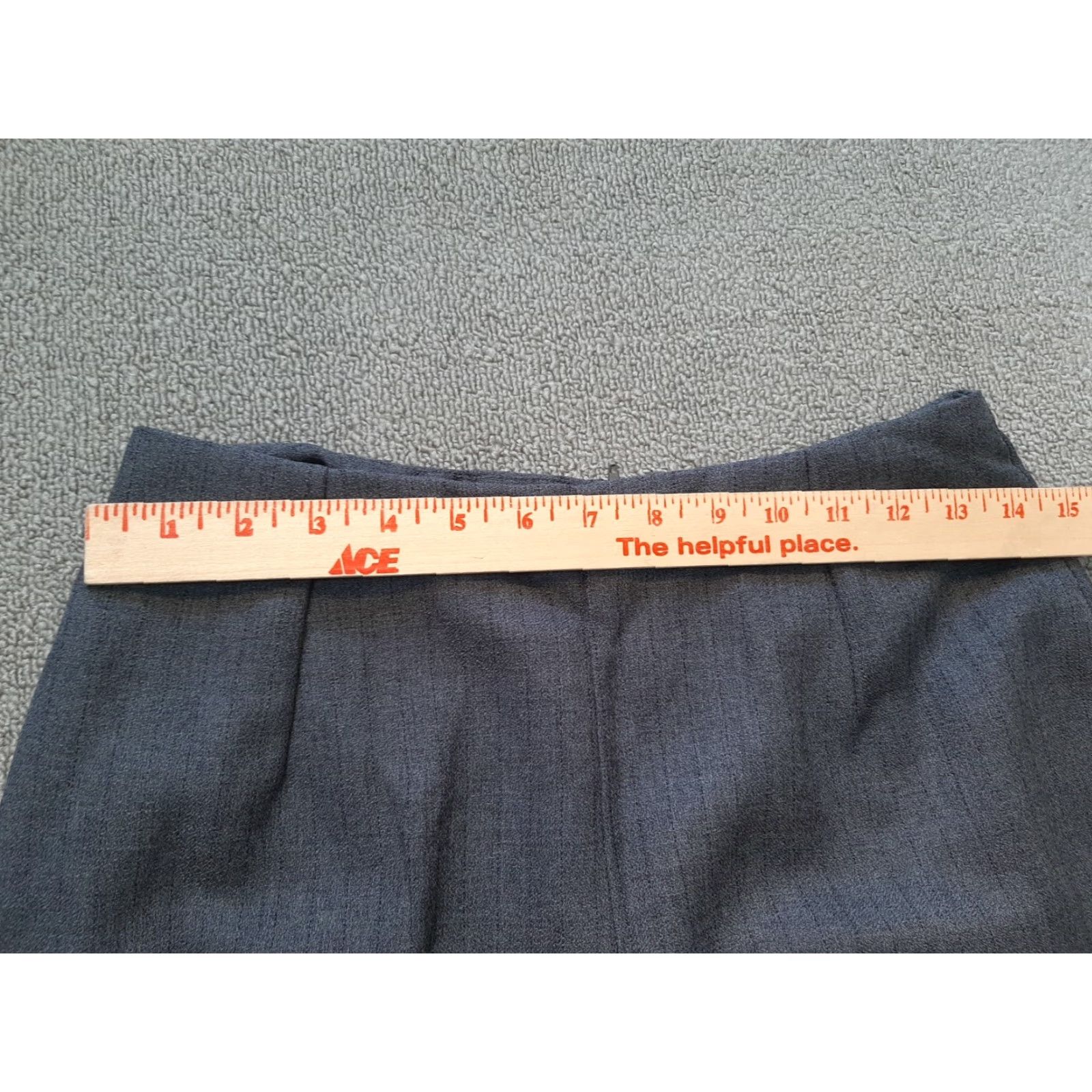 Vintage Grays Dress Pants Womens Gray Size 9/10 Polyester Lined Solid Business Casual Workwear Size 30" / US 8 / IT 44 - 3 Thumbnail