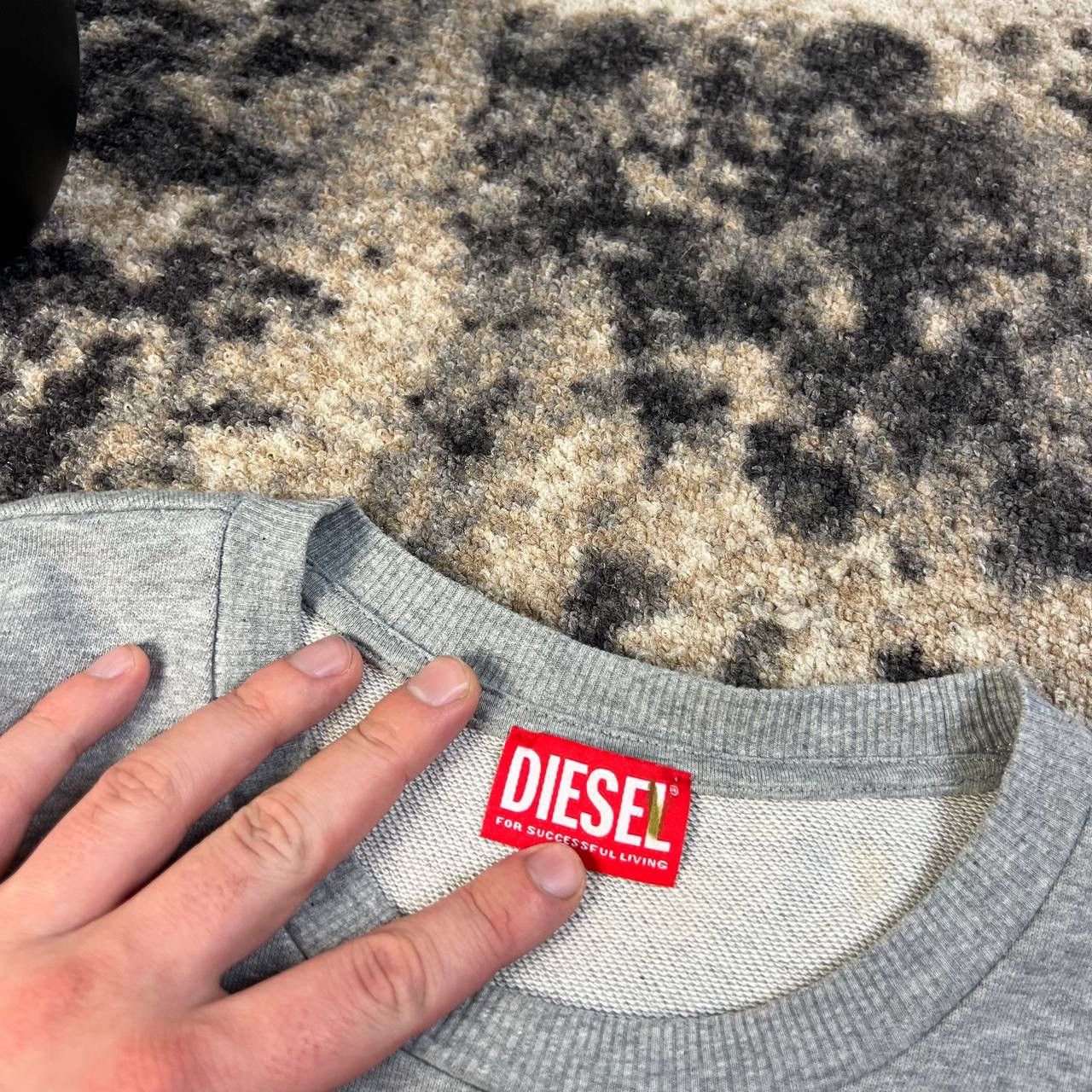 Diesel Diesel Vintage Big Logo Oversized Fit Swearshirt Size US S / EU 44-46 / 1 - 5 Thumbnail