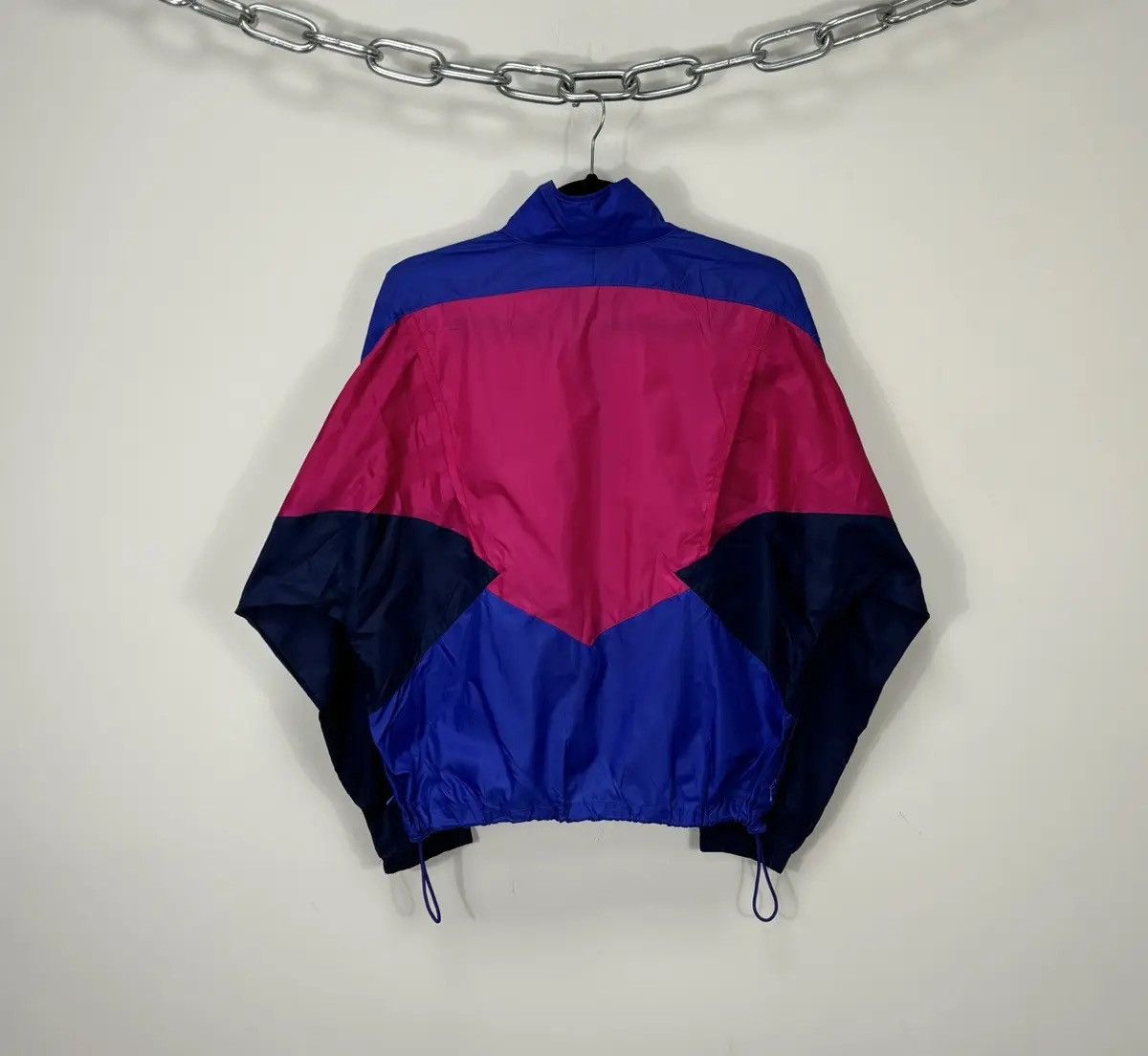 Nike × Vintage Vintage 90s Nike Y2K Full Zip Retro Nylon Track Jacket Size US M / EU 48-50 / 2 - 3 Thumbnail