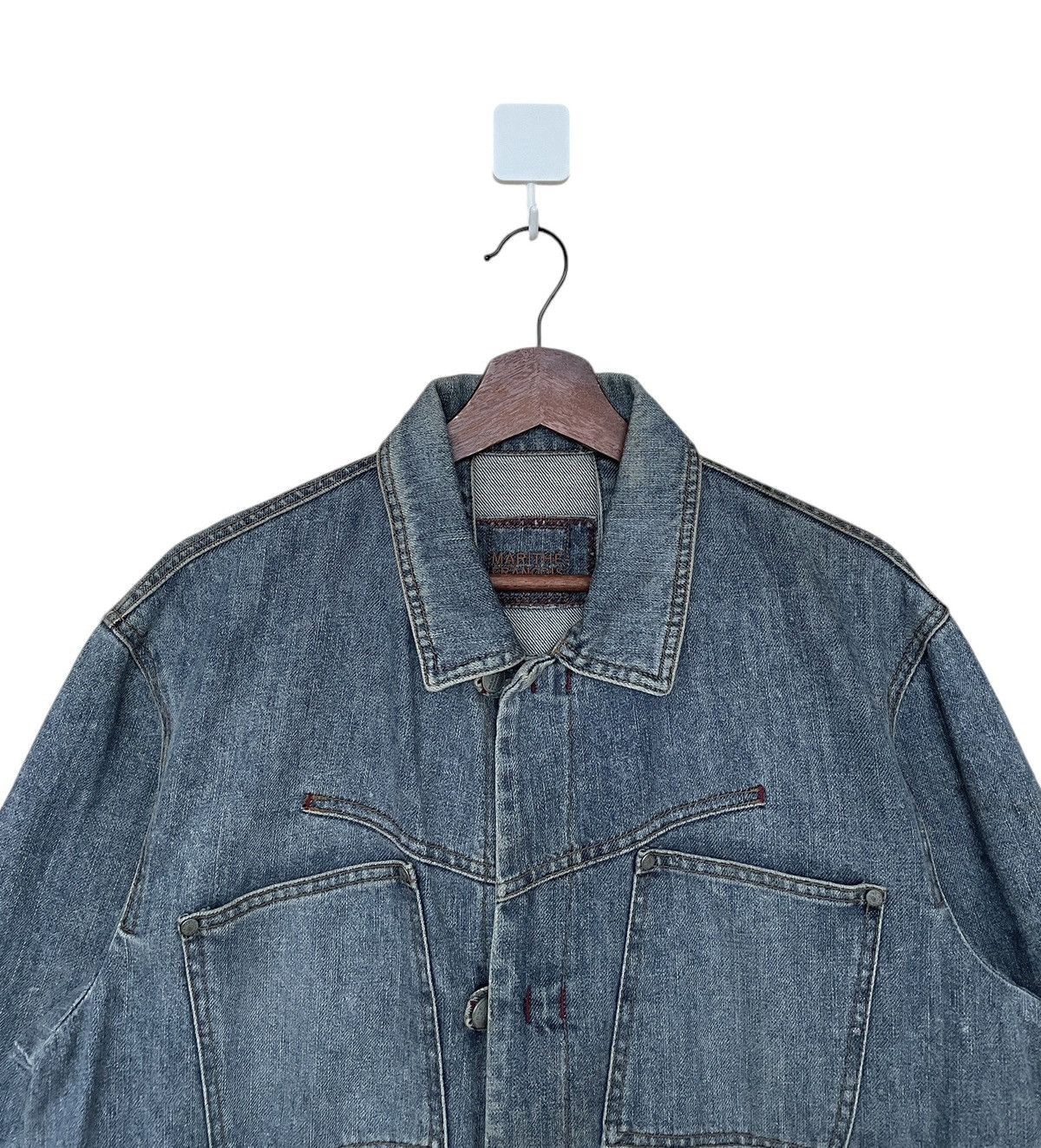 Marithe + Francois Girbaud Vintage Brand Marithe Francois Girbaud Denim Jacket 1990s Size US L / EU 52-54 / 3 - 3 Thumbnail