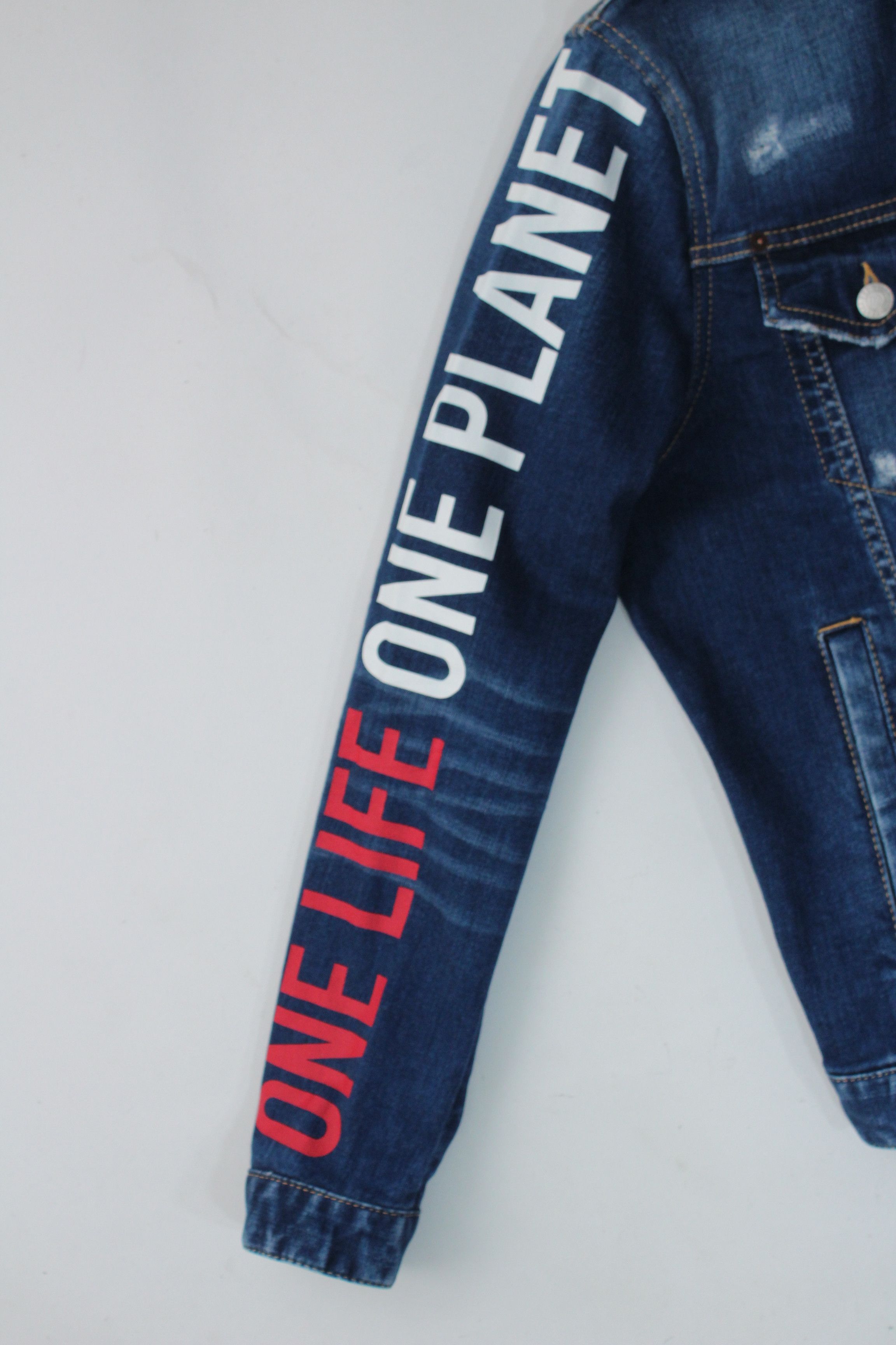 Dsquared2 Dsquared2 Smiley One Life One Planet Denim Jacket 46 S $1.2k Size US S / EU 44-46 / 1 - 10 Thumbnail