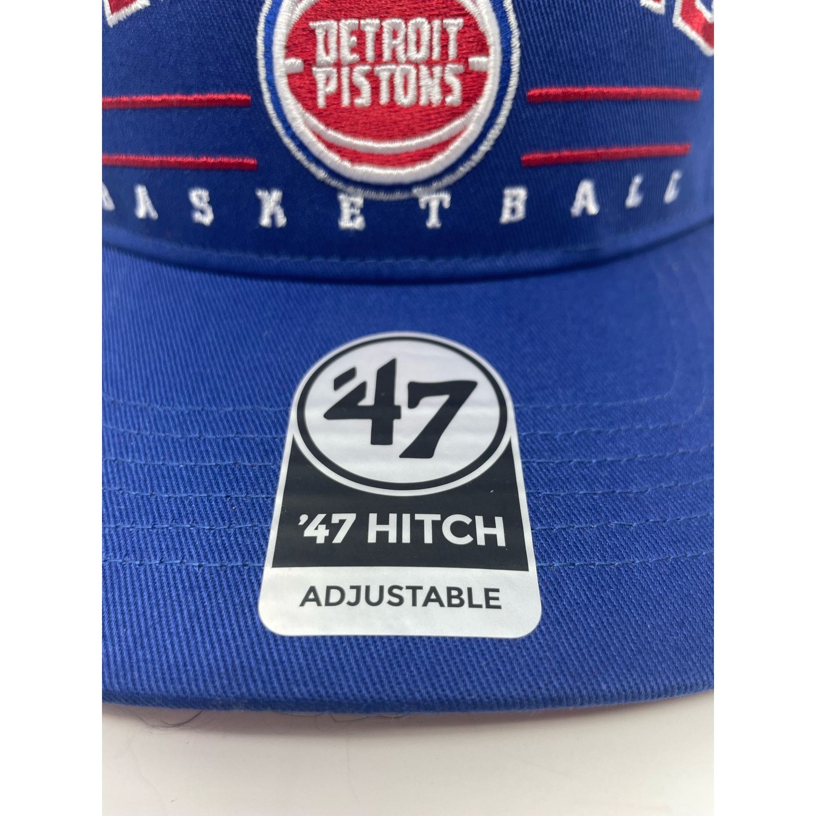 47 Brand Detroit Pistons 47 Brand Cap Snapback Hitch Hat New Mens Size ONE SIZE - 4 Thumbnail